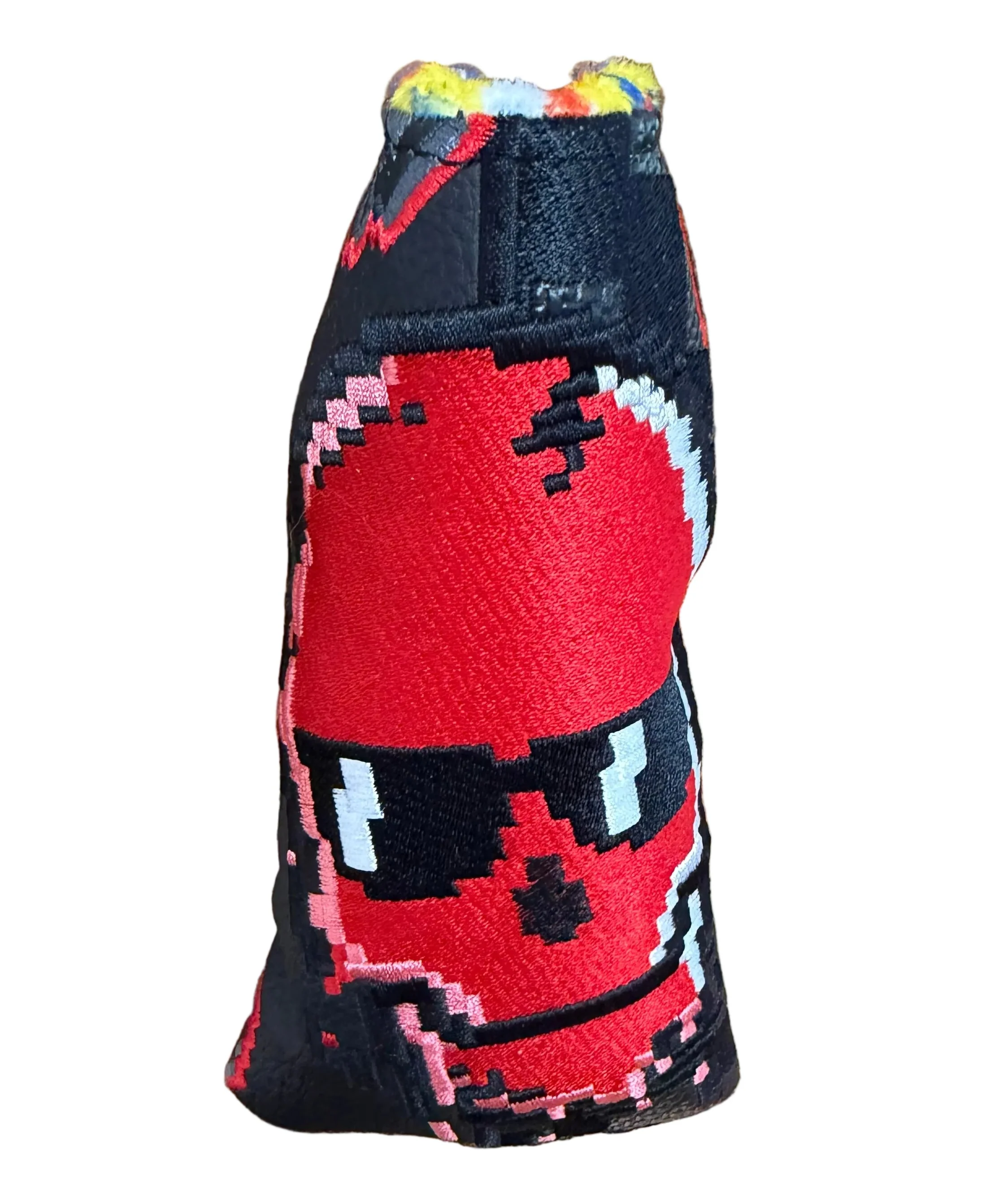 Swag Golf - 8-Bit Skull Red/White/Black Blade Putter Headcover *opened, no bag* - Image 3