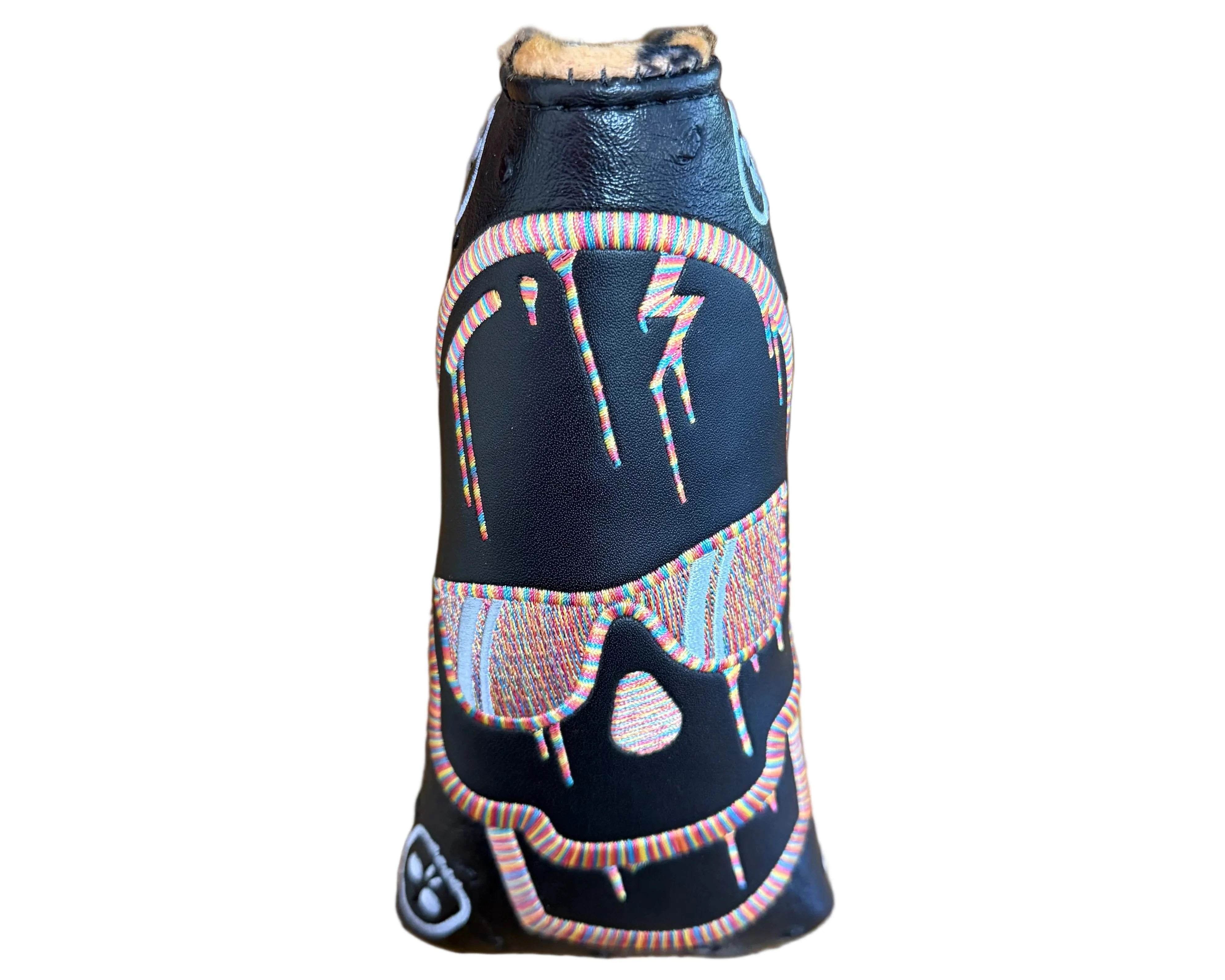 Swag Golf - Black/White Candy Skull Blade Putter Headcover *opened, no bag* - Image 3