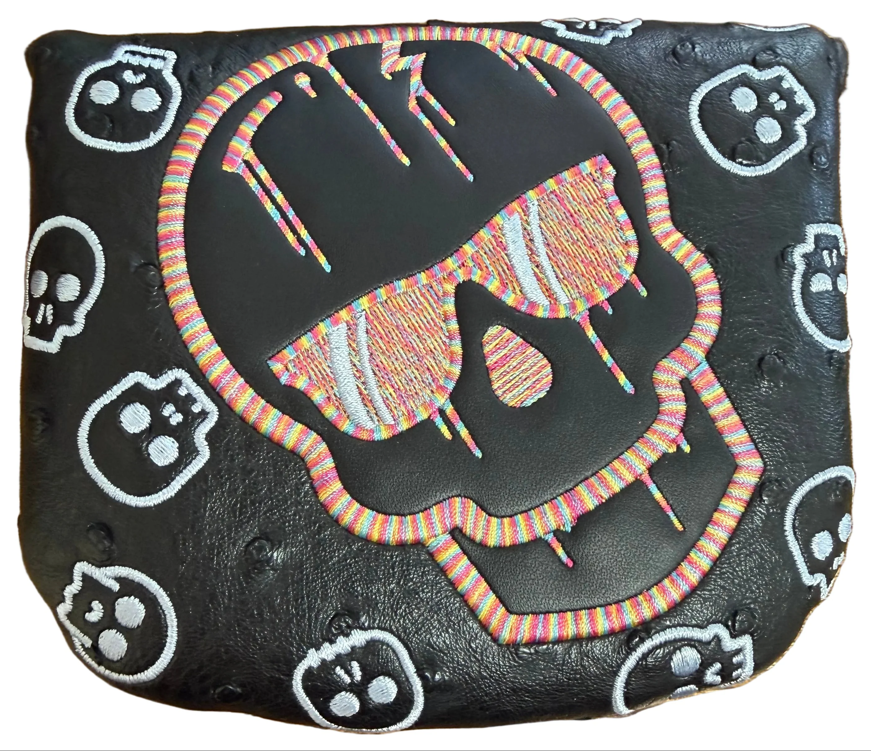 Swag Golf - Black/White Candy Skull Mallet Putter Headcover *opened, no bag*