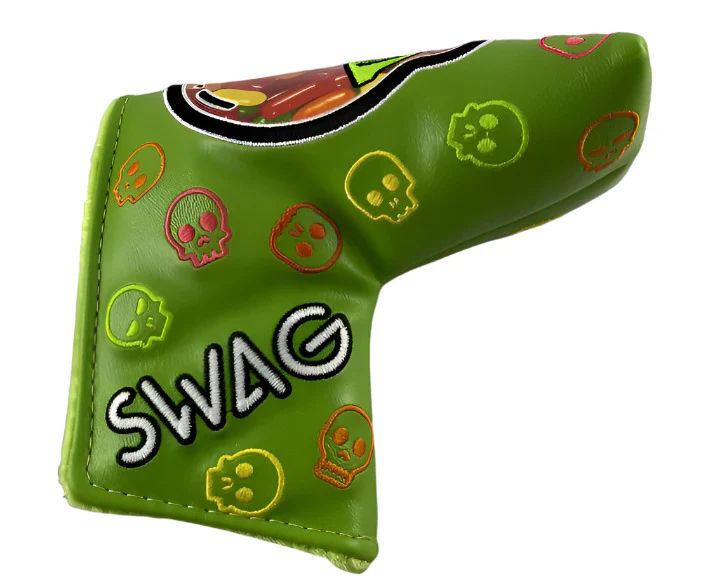 Swag Golf - Candy (Mike And Ike’s) Fruity Green 2021 Halloween Blade Putter Headcover *opened, no bag* - Image 4