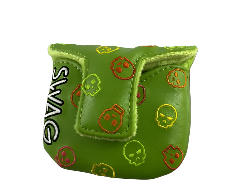 Swag Golf - Candy (Mike And Ike’s) Fruity Green 2021 Halloween Mallet Putter Headcover *opened, no bag* - Image 3