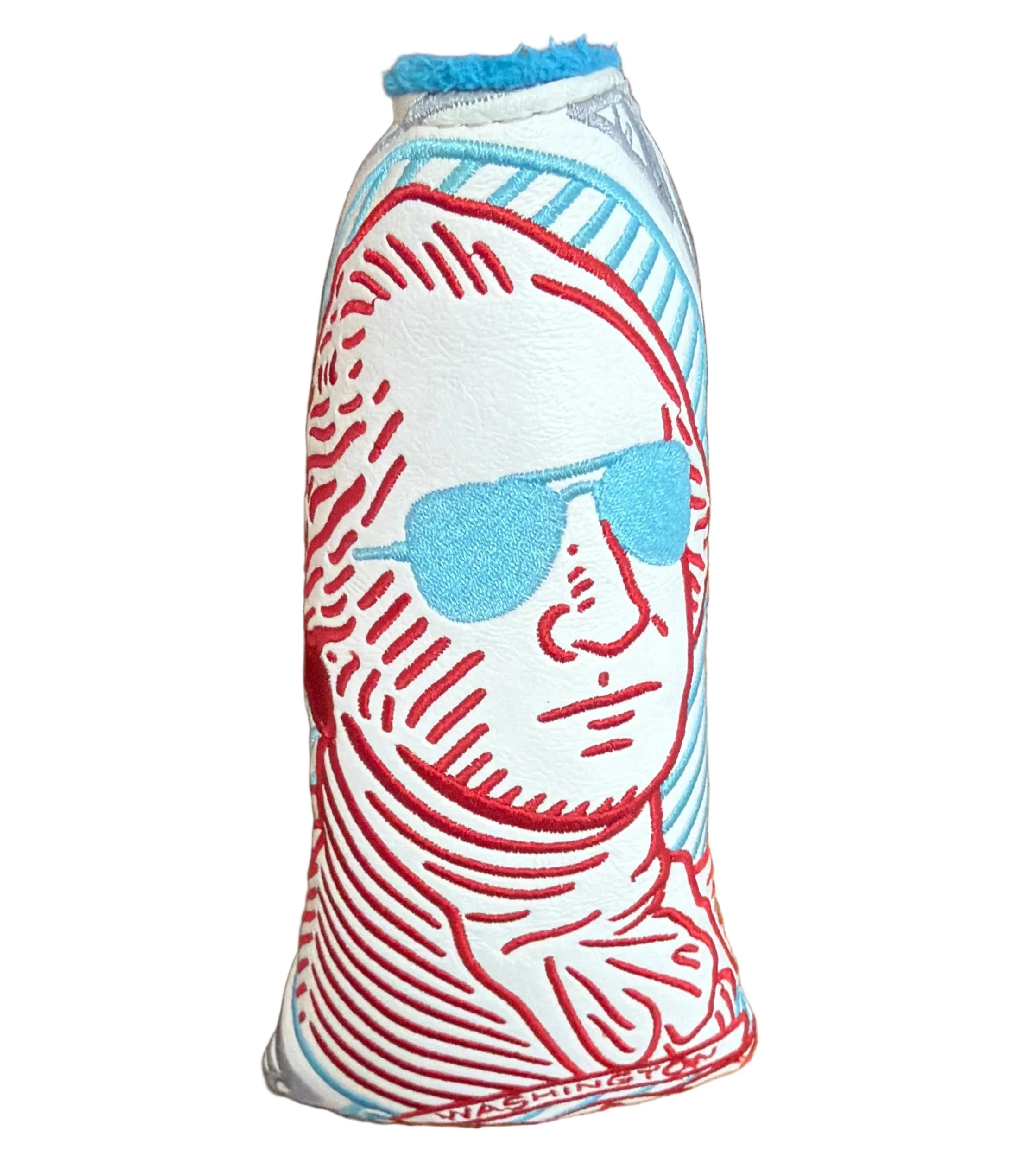 Swag Golf - George Washington Red/White/Blue USA Dollar Blade Putter Headcover *opened, no bag* - Image 3
