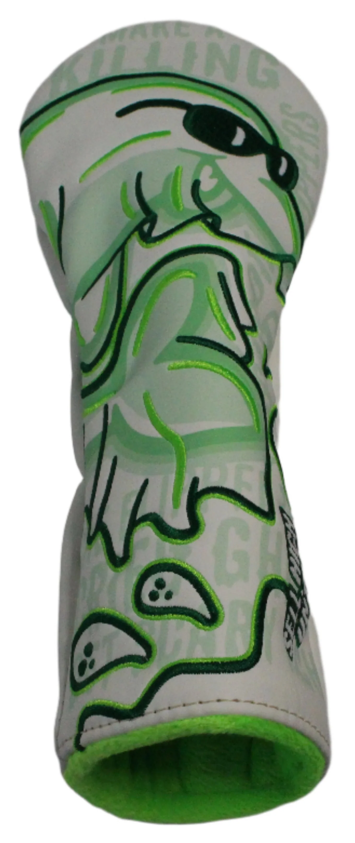 Swag Golf - Haunted Flipper White/Green Fairway Wood Headcover *opened, no bag* - Image 2