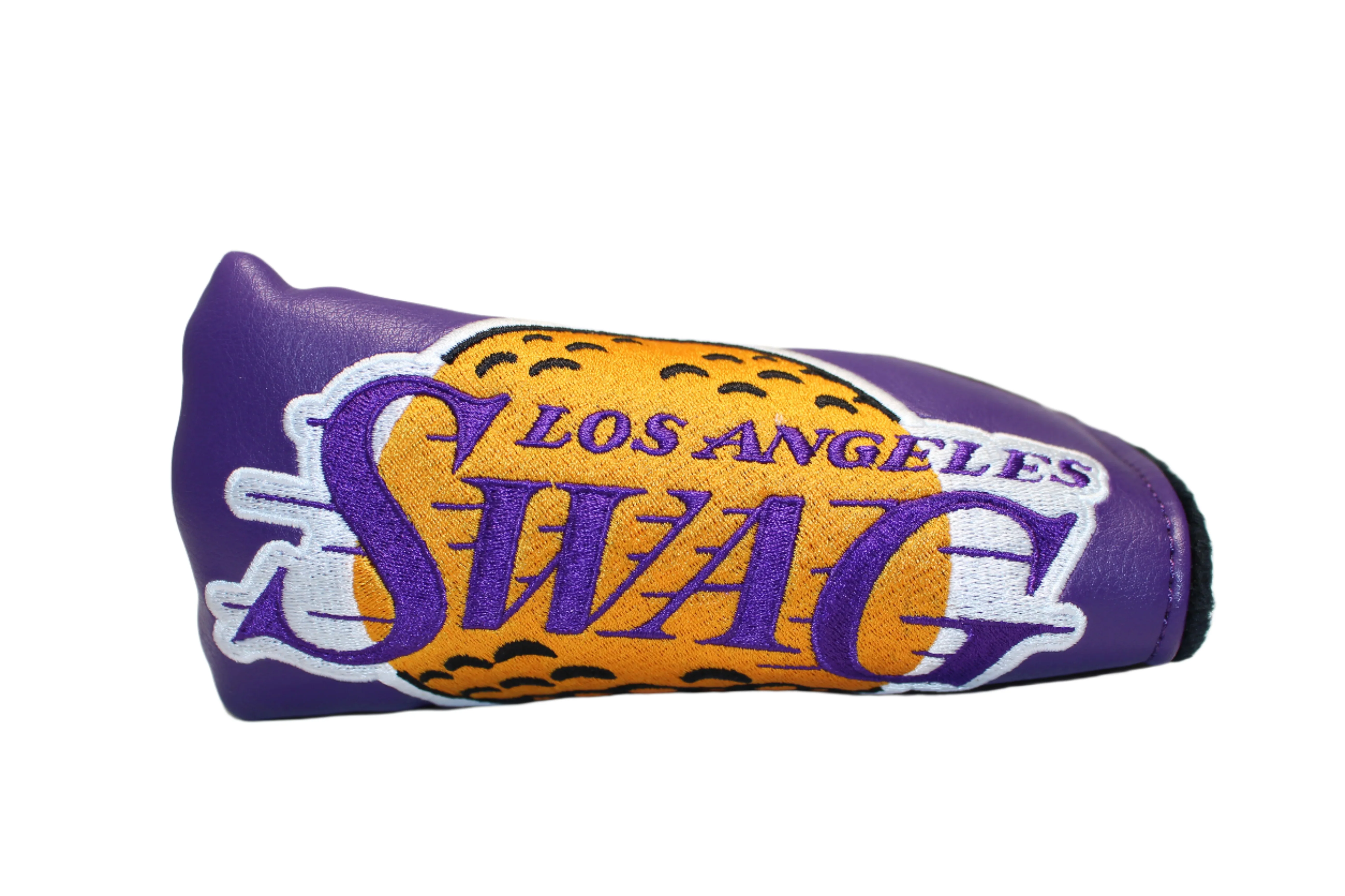 Swag Golf - LA Swag Purple (Lakers) VERY RARE *opened* Blade Putter Headcover - Image 2