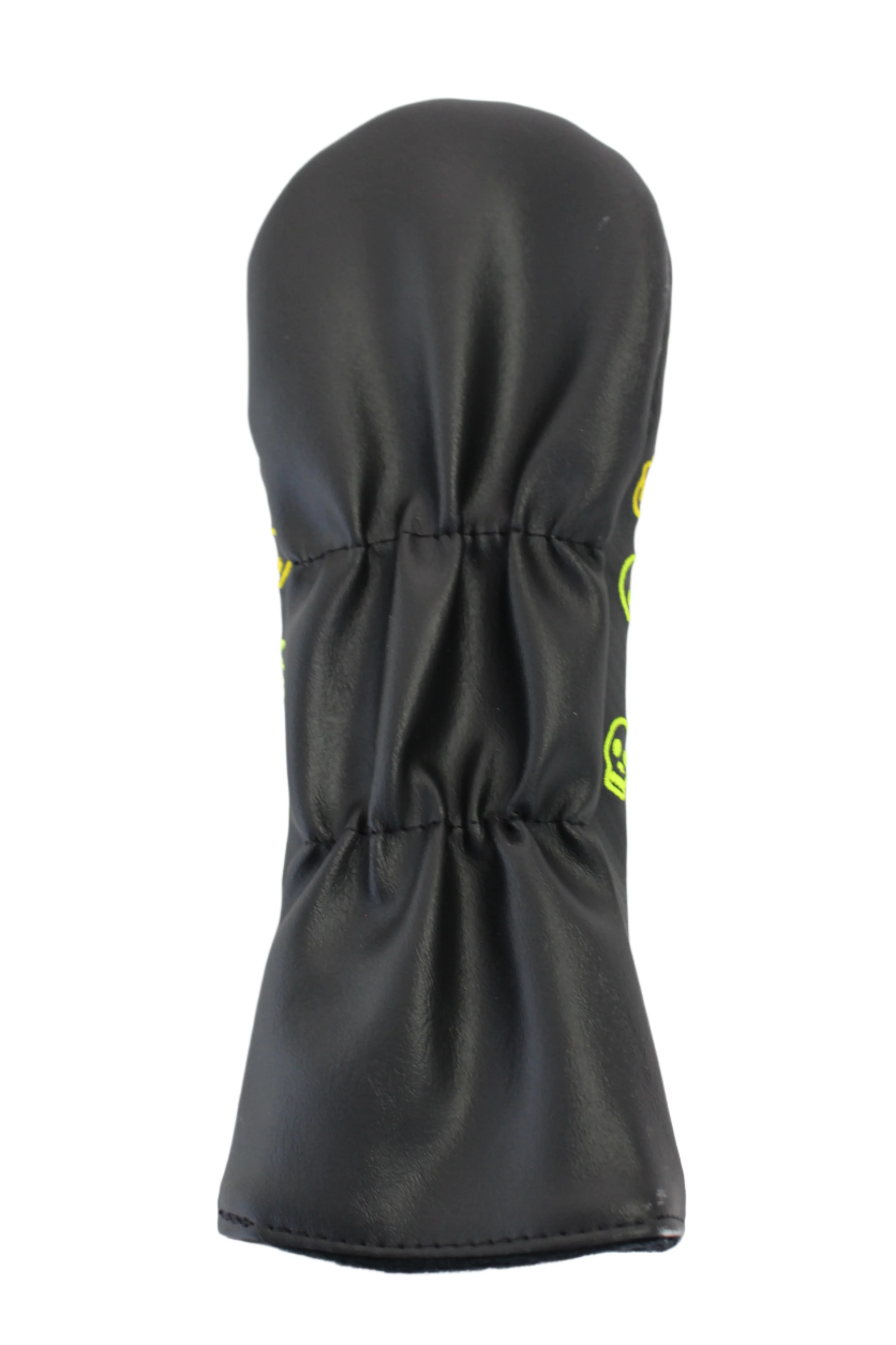 Swag Golf - Melted (Drip) Skull Black & Volt Green Fairway Wood Headcover *opened, no bag* - Image 2