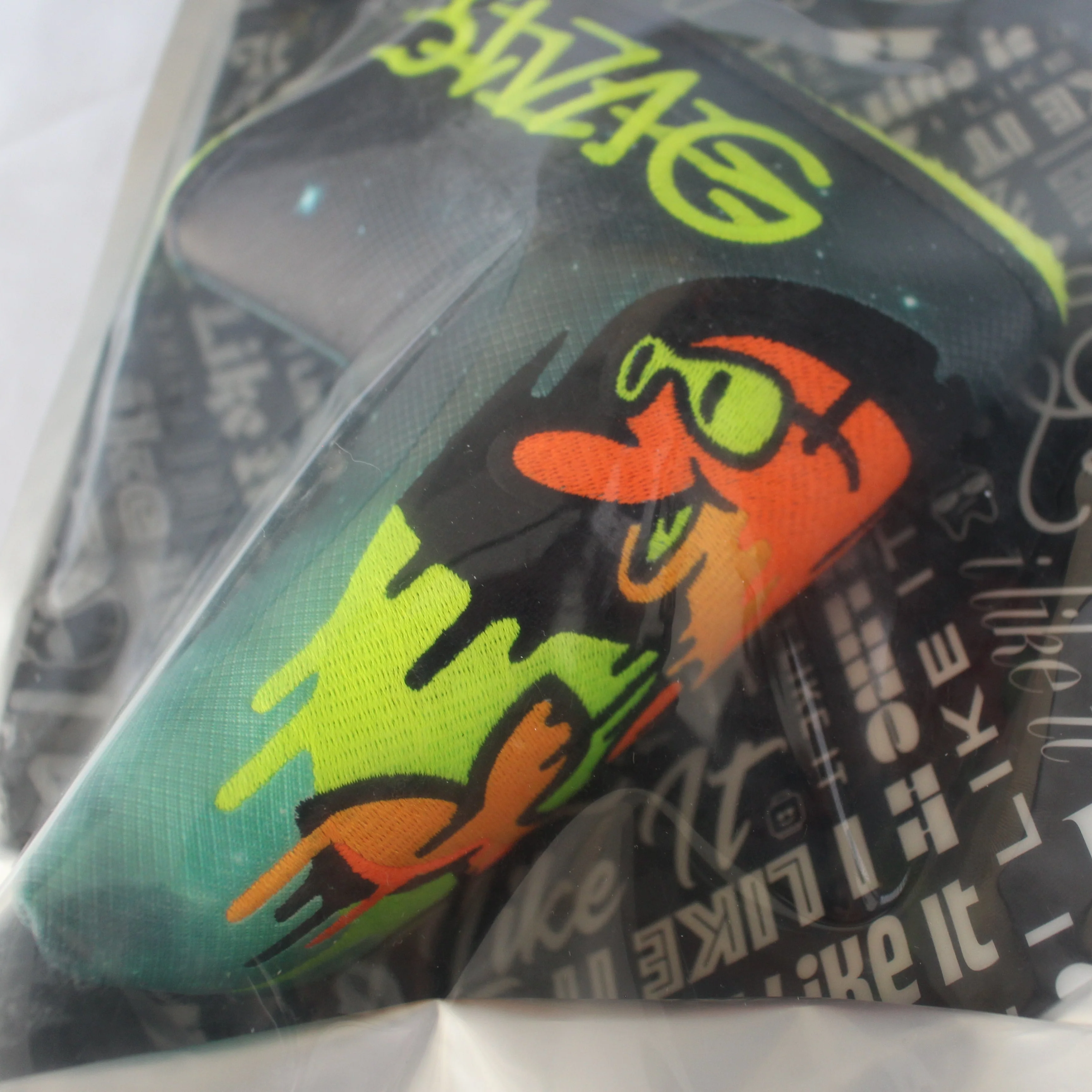 Swag Golf Melting Night Sky Flipper Neon Blade Putter Headcover *opened, no bag* - Image 2