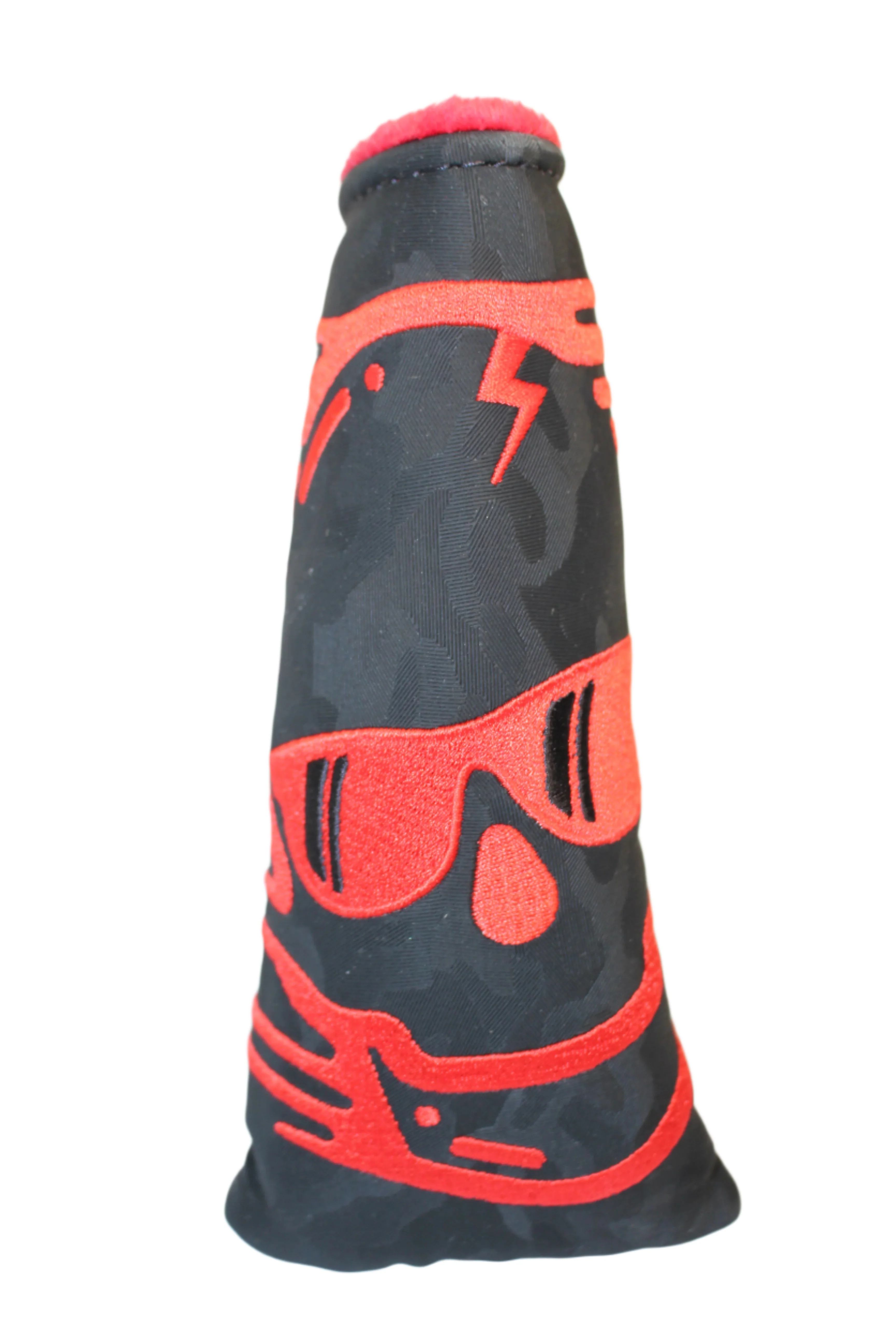 Swag Golf - Melting Skull Black & Red *opened* Blade Putter Headcover - Image 3