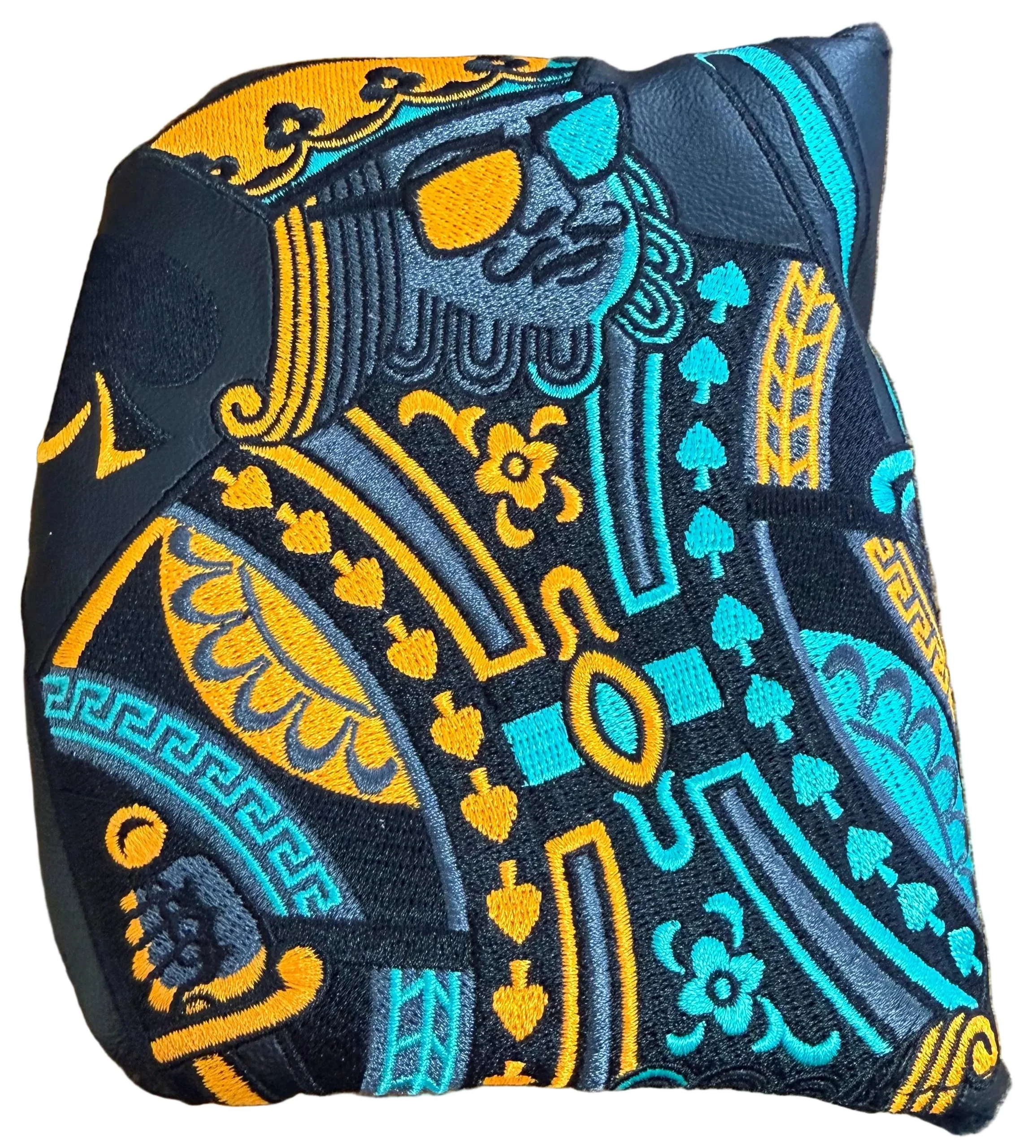 Swag Golf - Neon Blue/Orange King Mallet Putter Headcover *opened, no bag*
