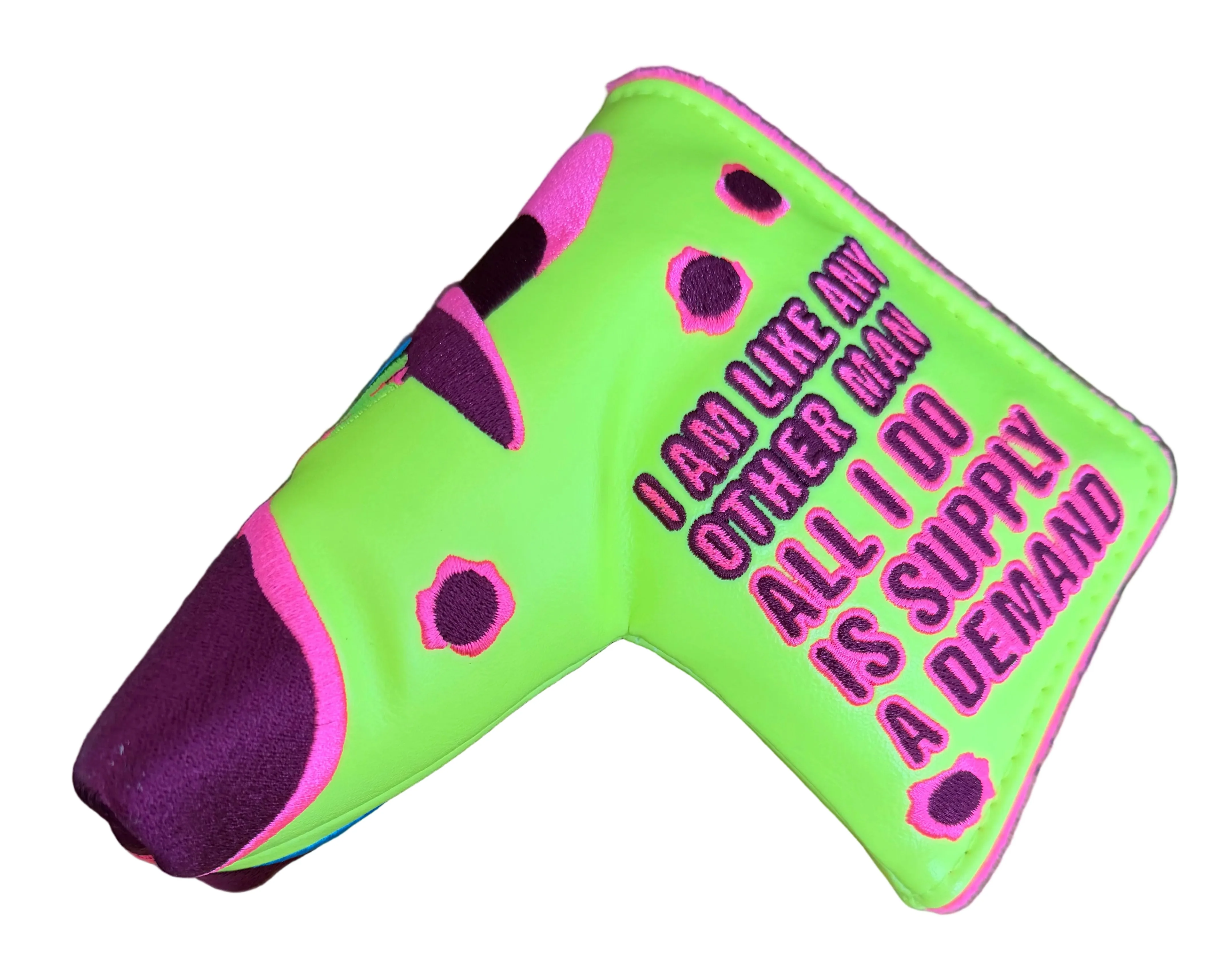 Swag Golf - Neon Capone Blade Putter Headcover *opened, no bag* - Image 2