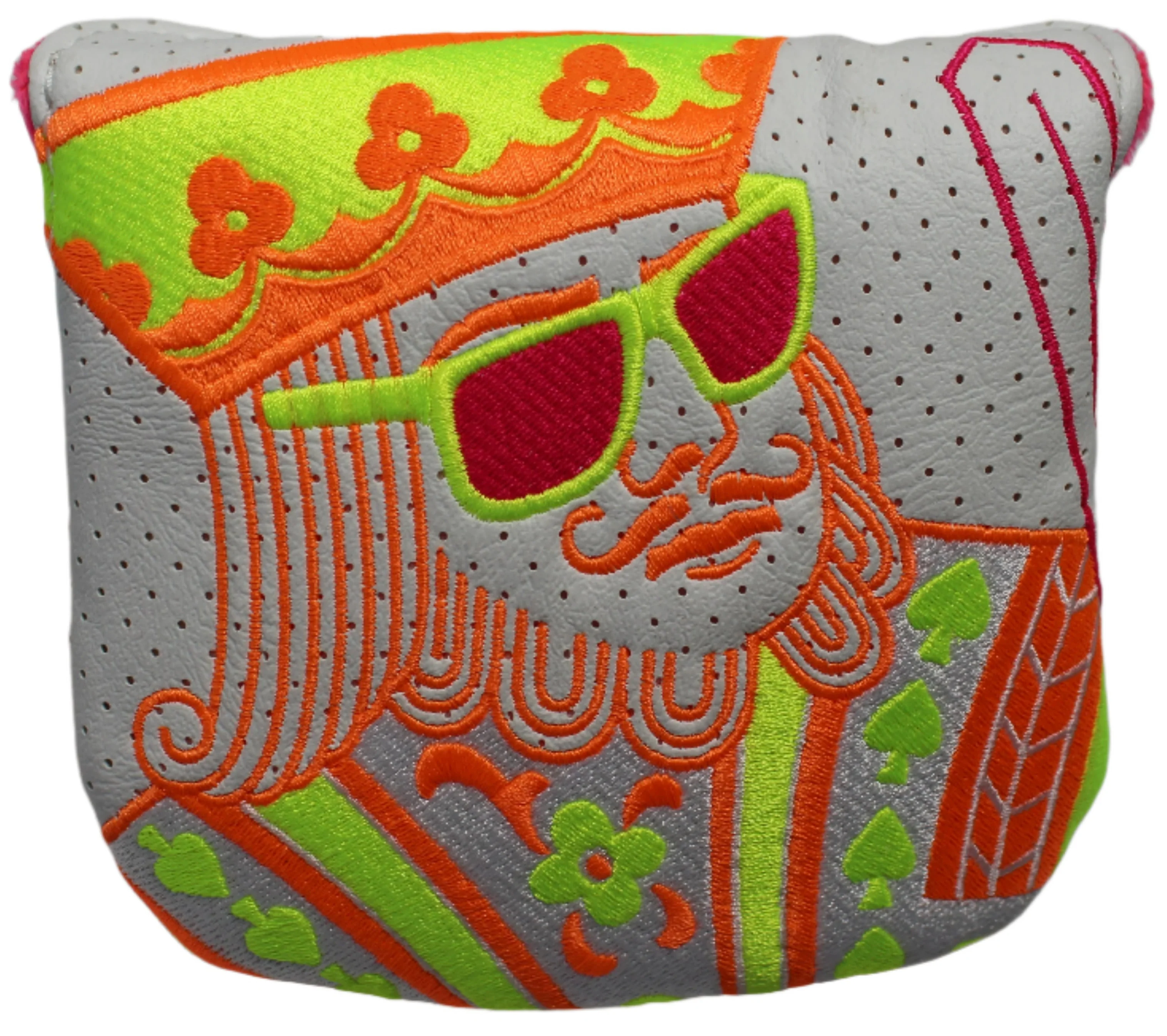 Swag Golf - Orange & Bolt King Mallet Putter Headcover *opened, no bag* - Image 2