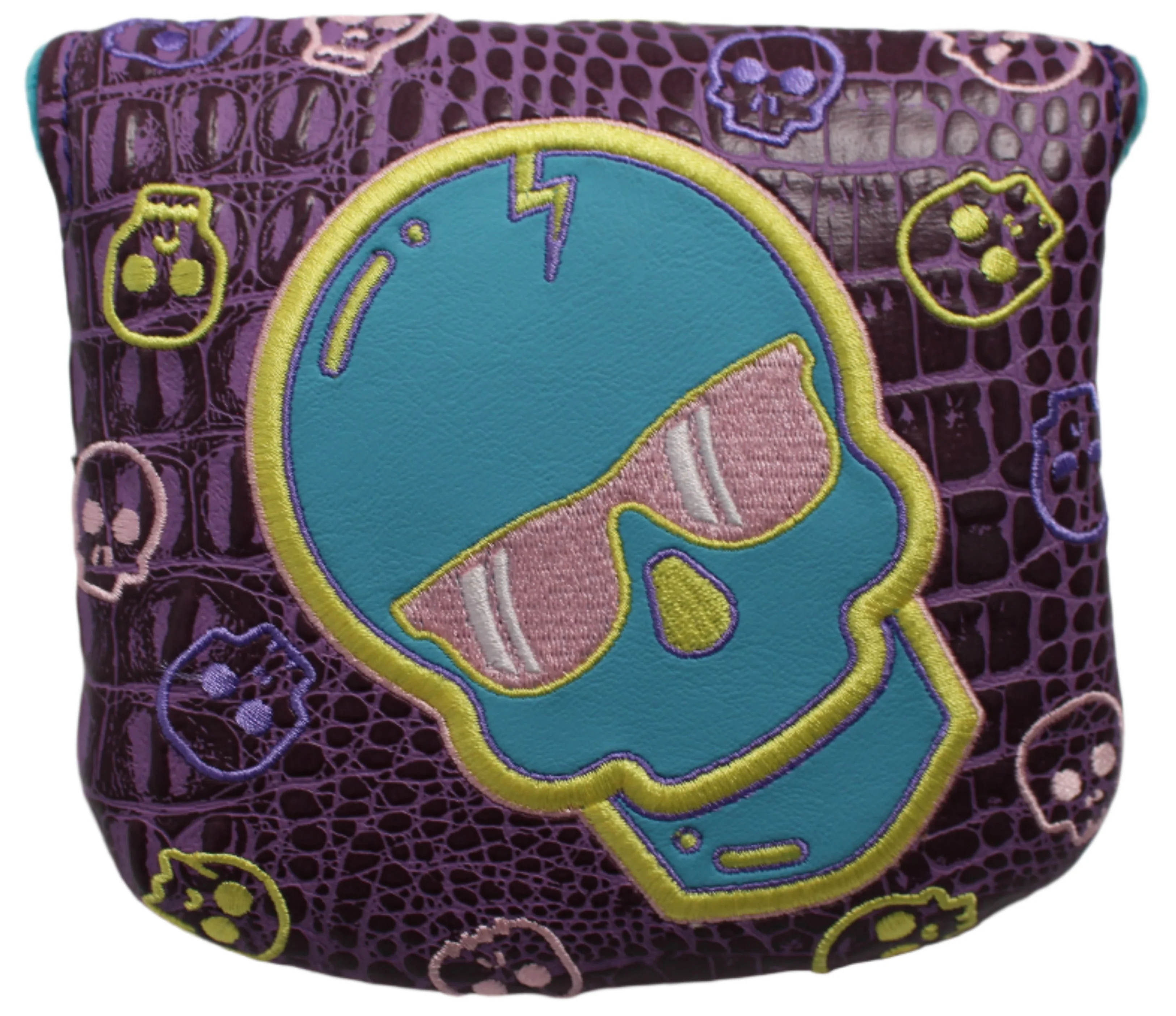 Swag Golf - Pastel Purple Skull Mallet Putter Headcover *opened, no bag* - Image 2