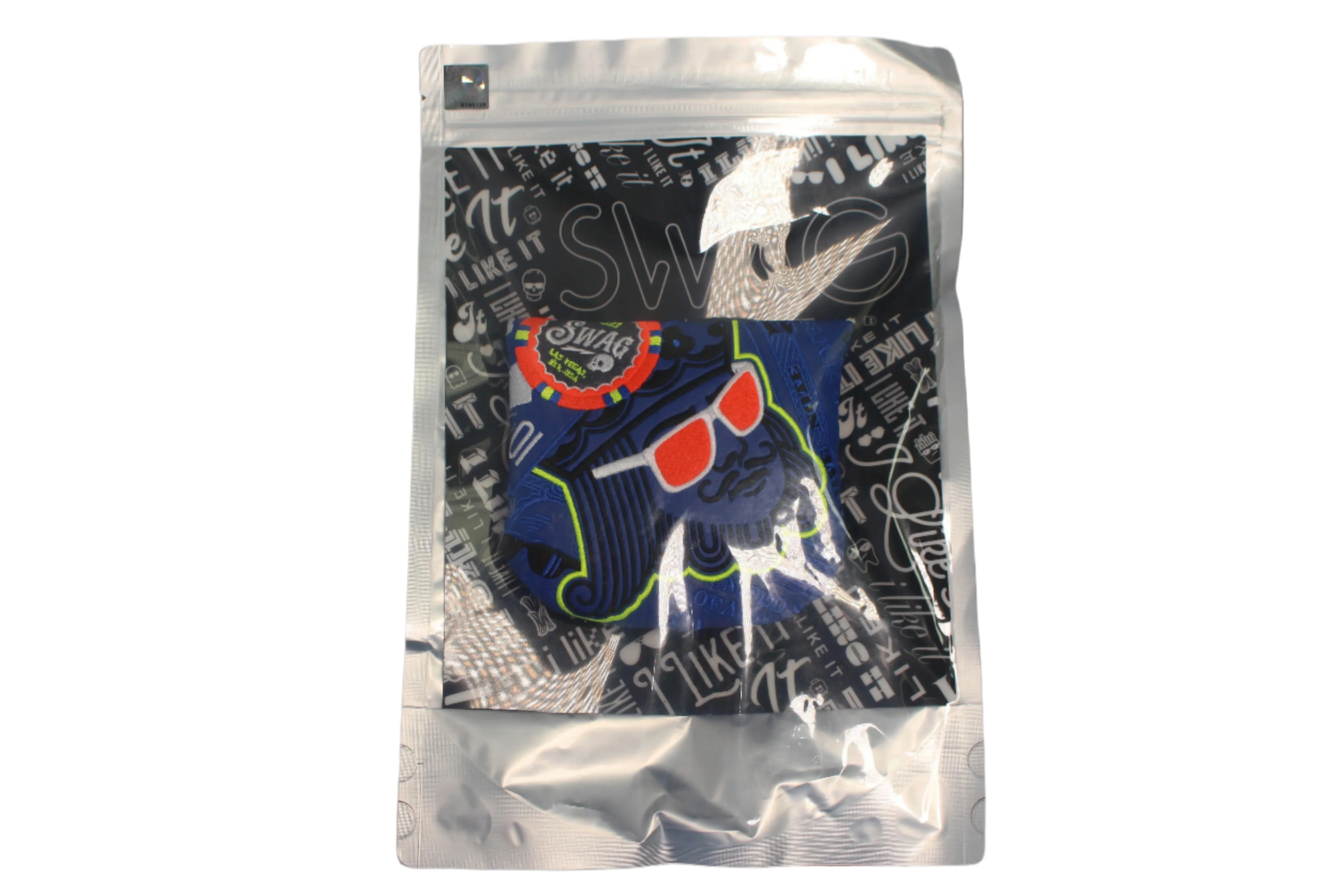 Swag Golf - Poker Chip King USA (Las Vegas) Blue/Yellow/Orange Mallet Putter Headcover - Image 2