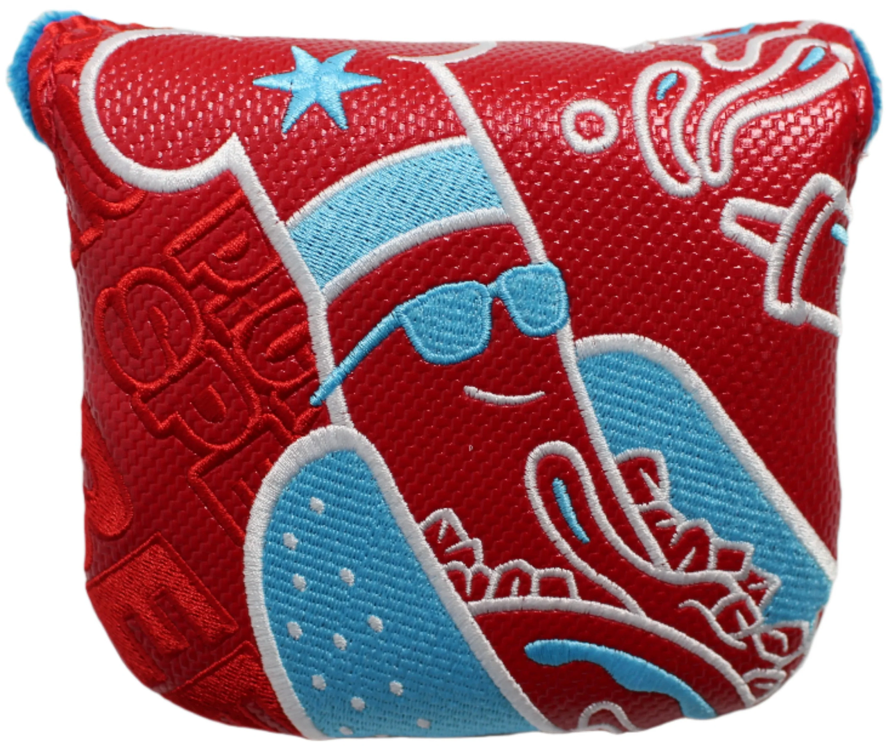 Swag Golf - Red/Blue/White Chicago Style Mallet Putter Headcover *opened, no bag*