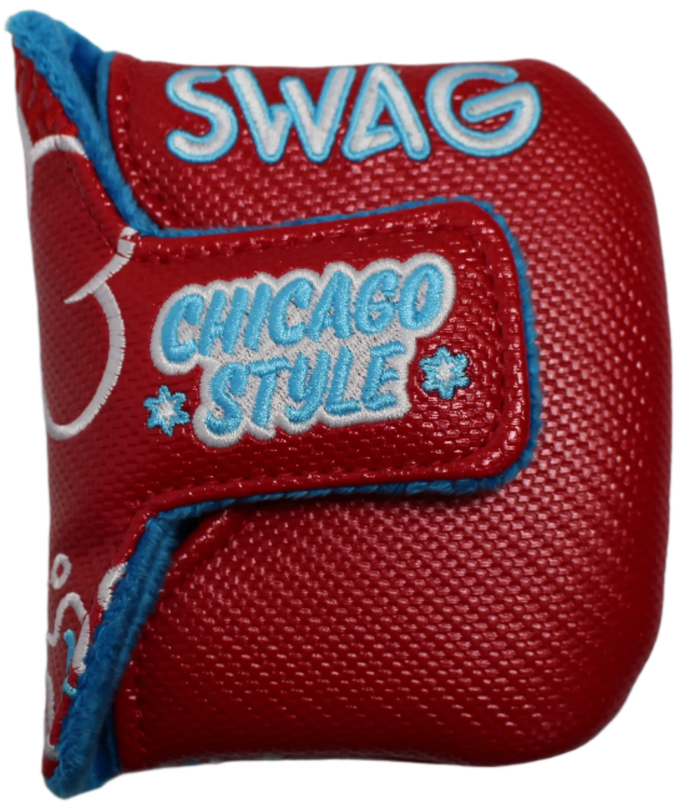 Swag Golf - Red/Blue/White Chicago Style Mallet Putter Headcover *opened, no bag* - Image 2