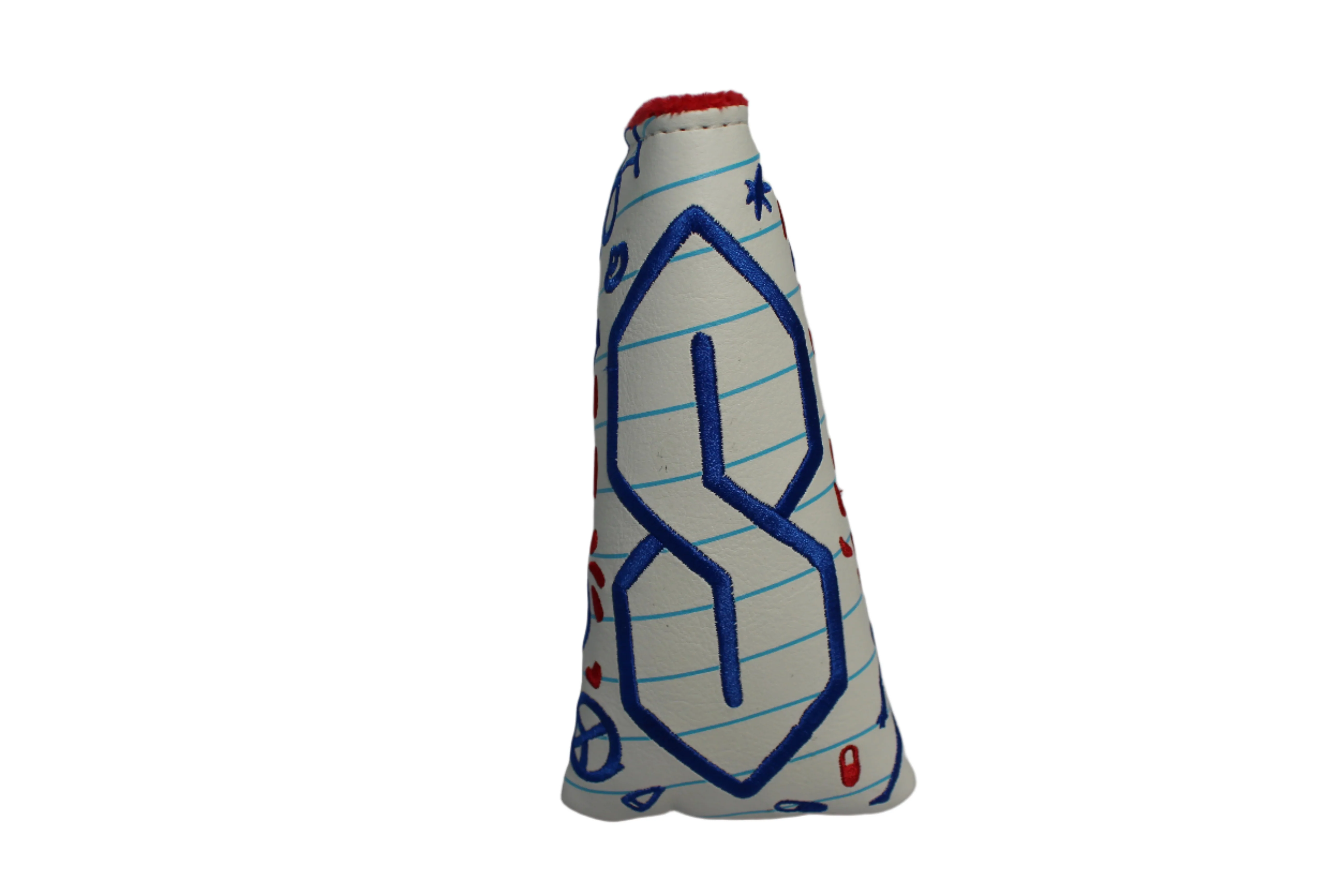 Swag Golf - S Cover Notebook Paper *opened, no bag* Blade Putter Headcover - Image 3