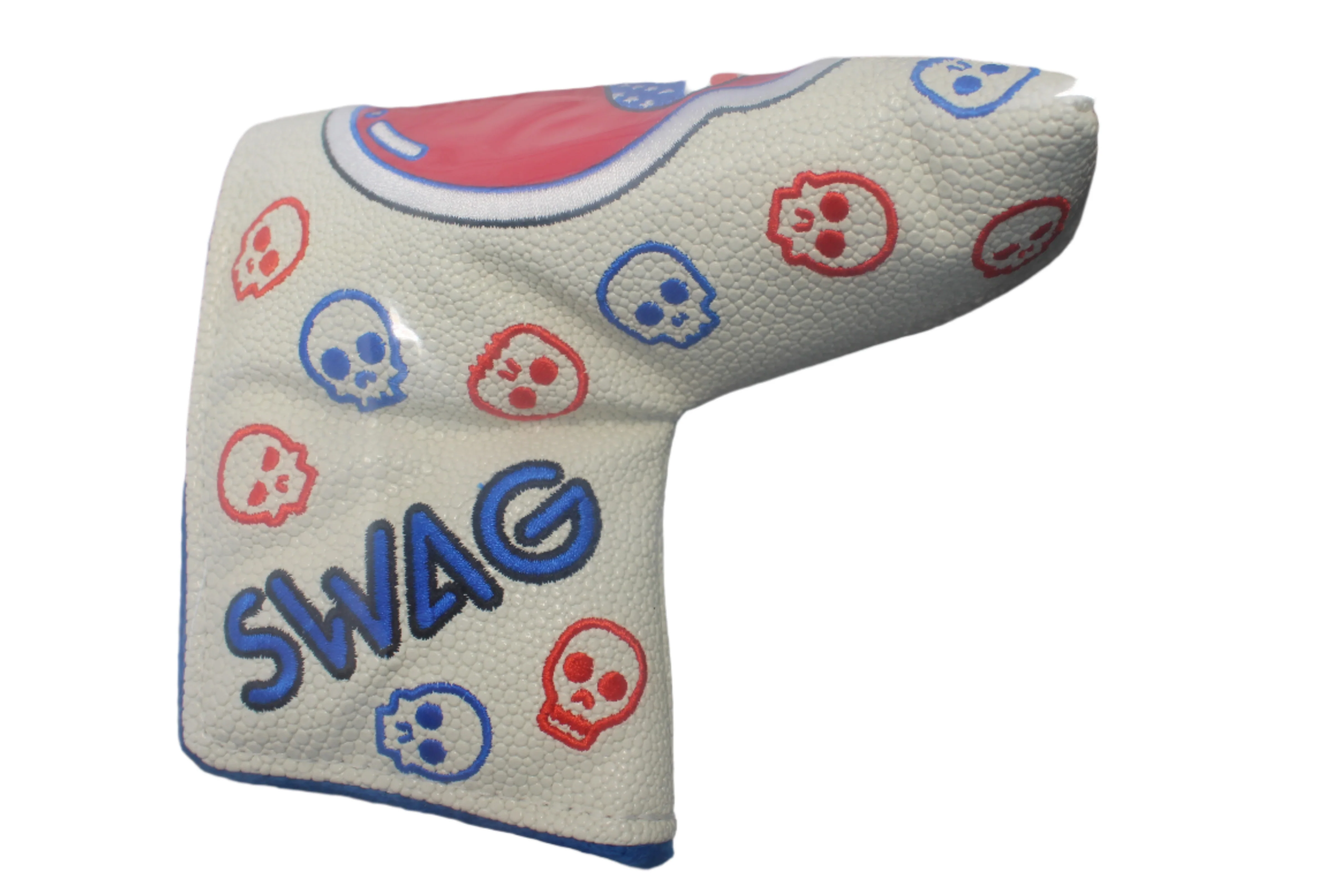 Swag Golf - Skulls USA Glasses Blade Putter Headcover *opened, no bag* - Image 2