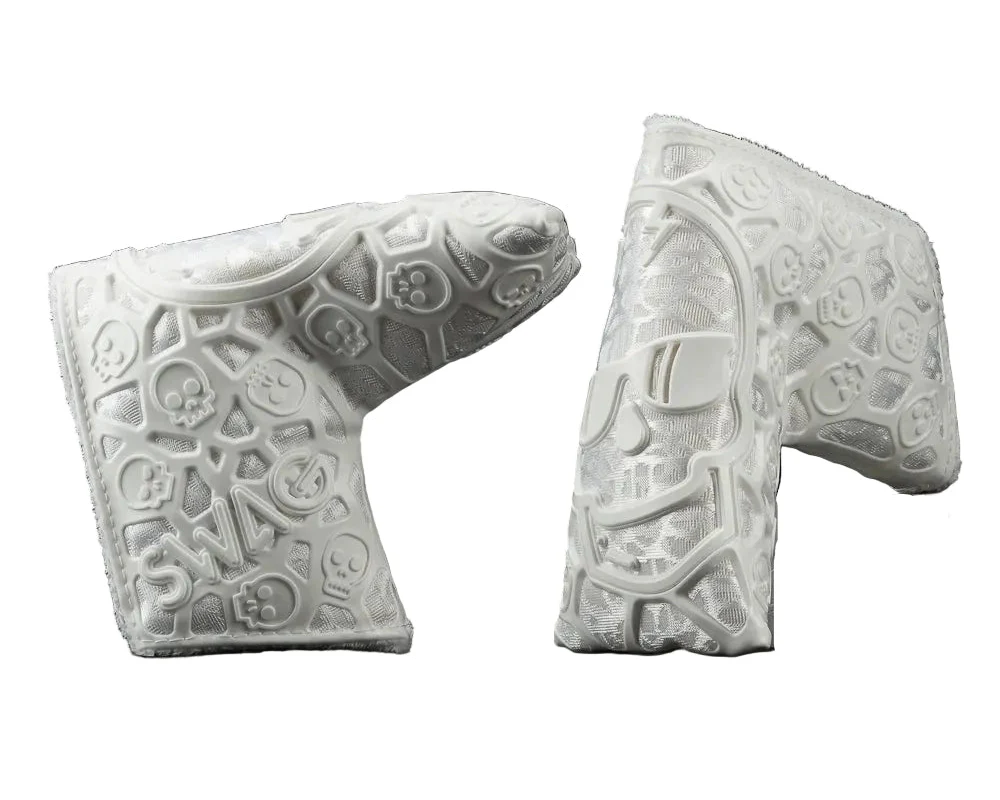Swag Golf - Whiteout Skull TPU Blade Putter Headcover *opened, no bag*
