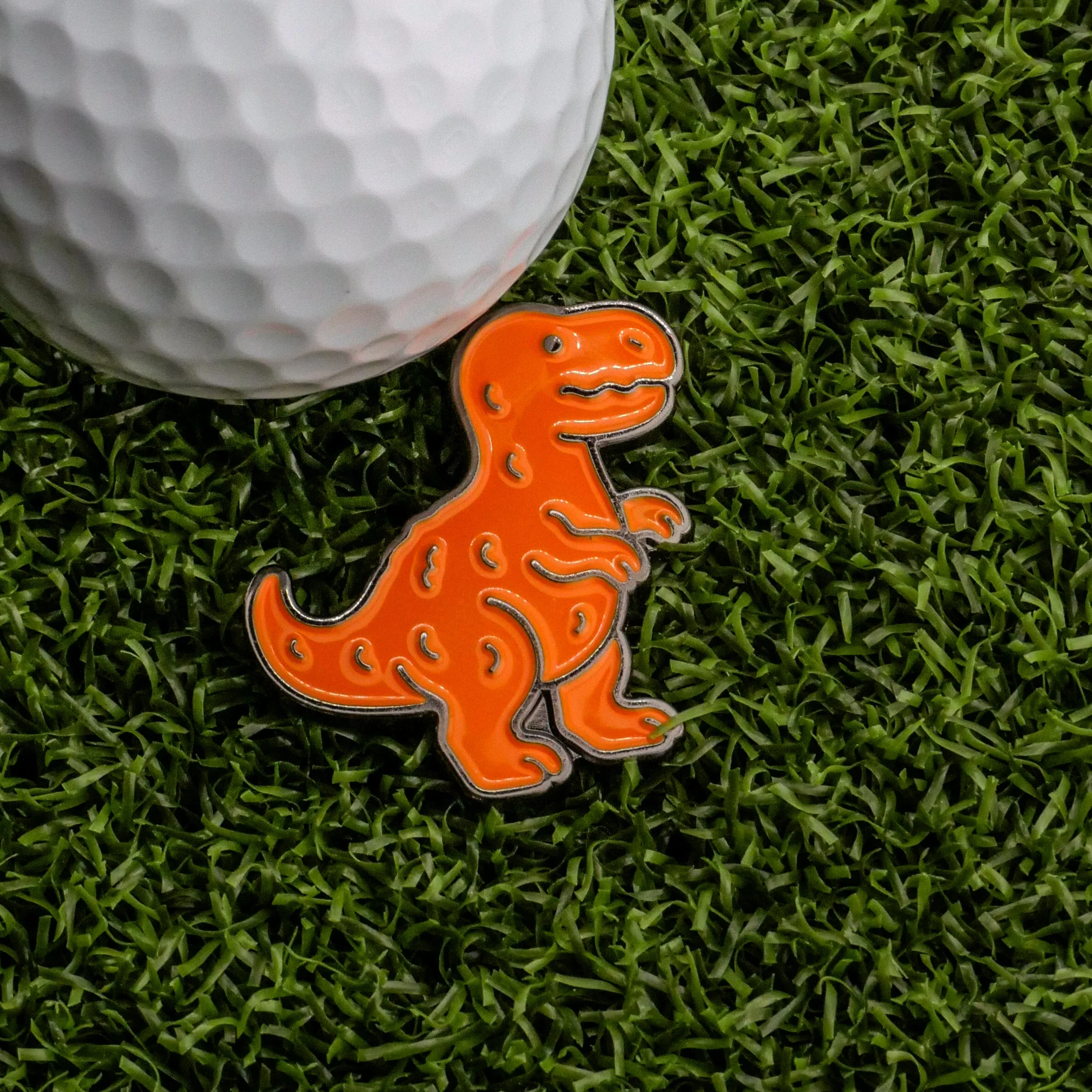 T-Rex Dinosaur Nugget Ball Marker - Image 2