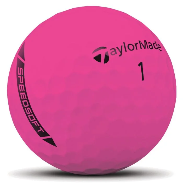 Taylor Made 2025 SpeedSoft Pink Golf Balls - Image 3