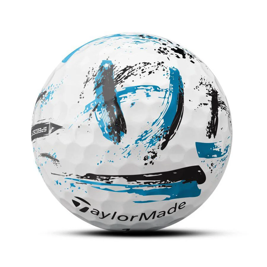 TaylorMade 2024 SpeedSoft Ink Blue & Black Golf Balls - Image 3