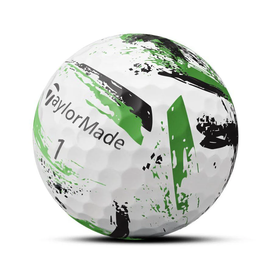 TaylorMade 2024 SpeedSoft Ink Green & Black Golf Balls - Image 4
