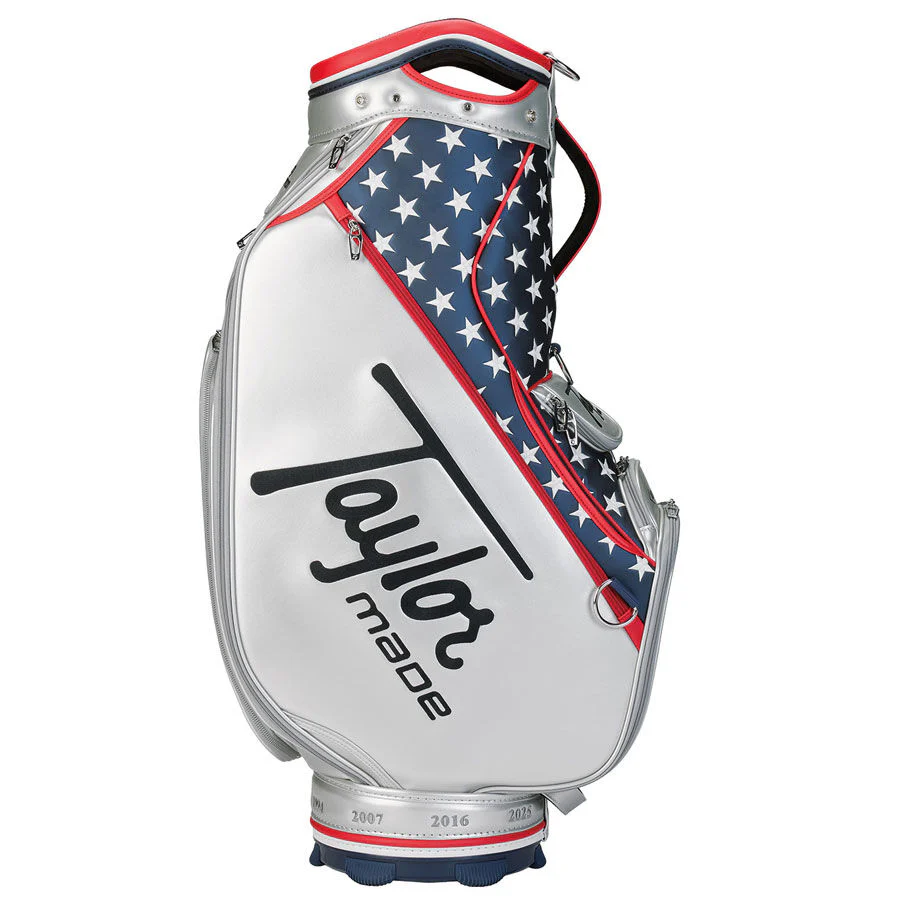 TaylorMade 2025 Summer Commemorative Pittsburgh Persimmon Heritage Staff Bag - Image 5