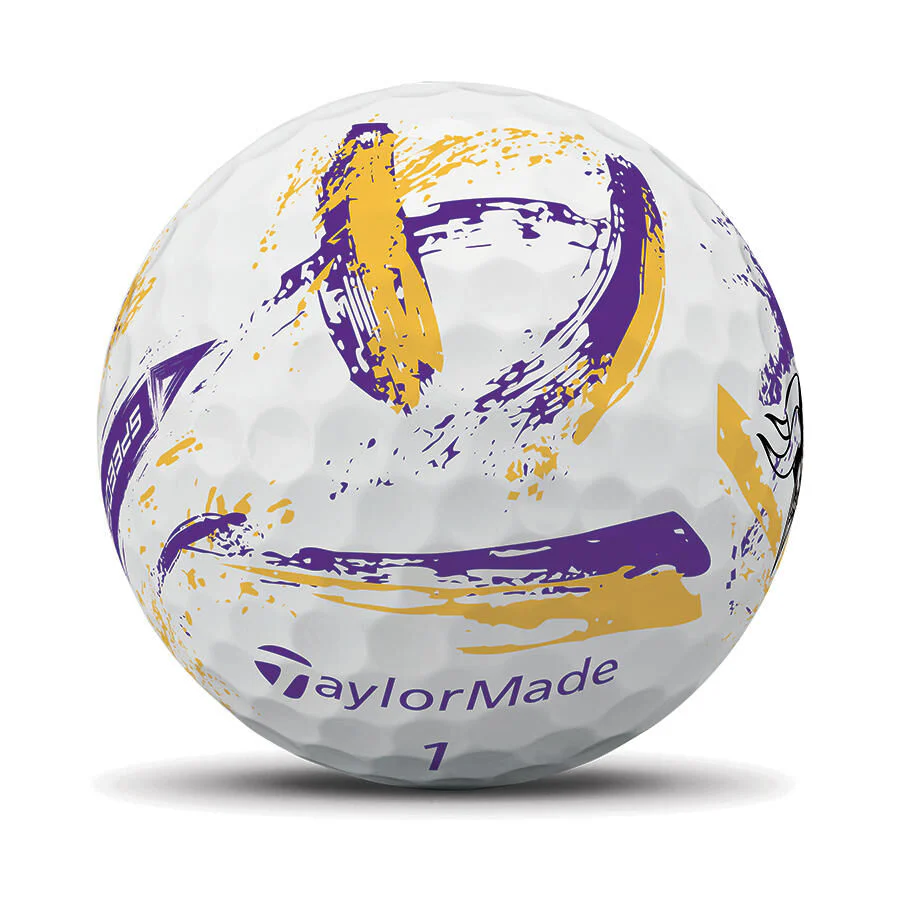 TaylorMade Speed Soft Ink NFL Minnesota Vikings Golf Balls - Image 3