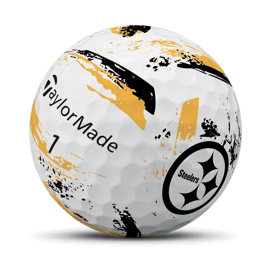 TaylorMade Speed Soft Ink NFL Pittsburgh Steelers Golf Balls - Image 4