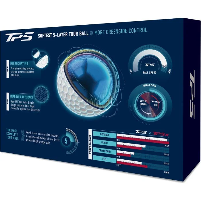 TaylorMade TP5 White 2026 Golf Balls - Image 4