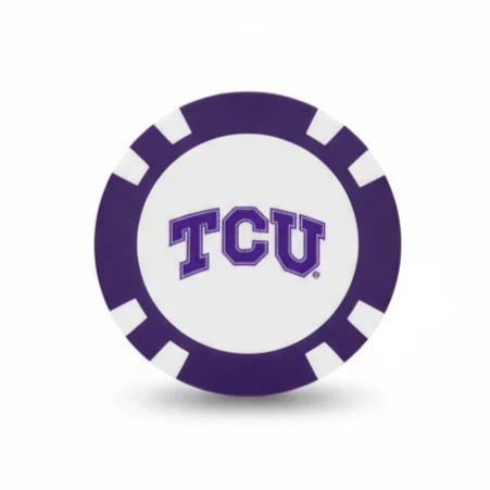 TCU Horned Frogs Officially Licensed Poker Chip Ball Marker - Image 3