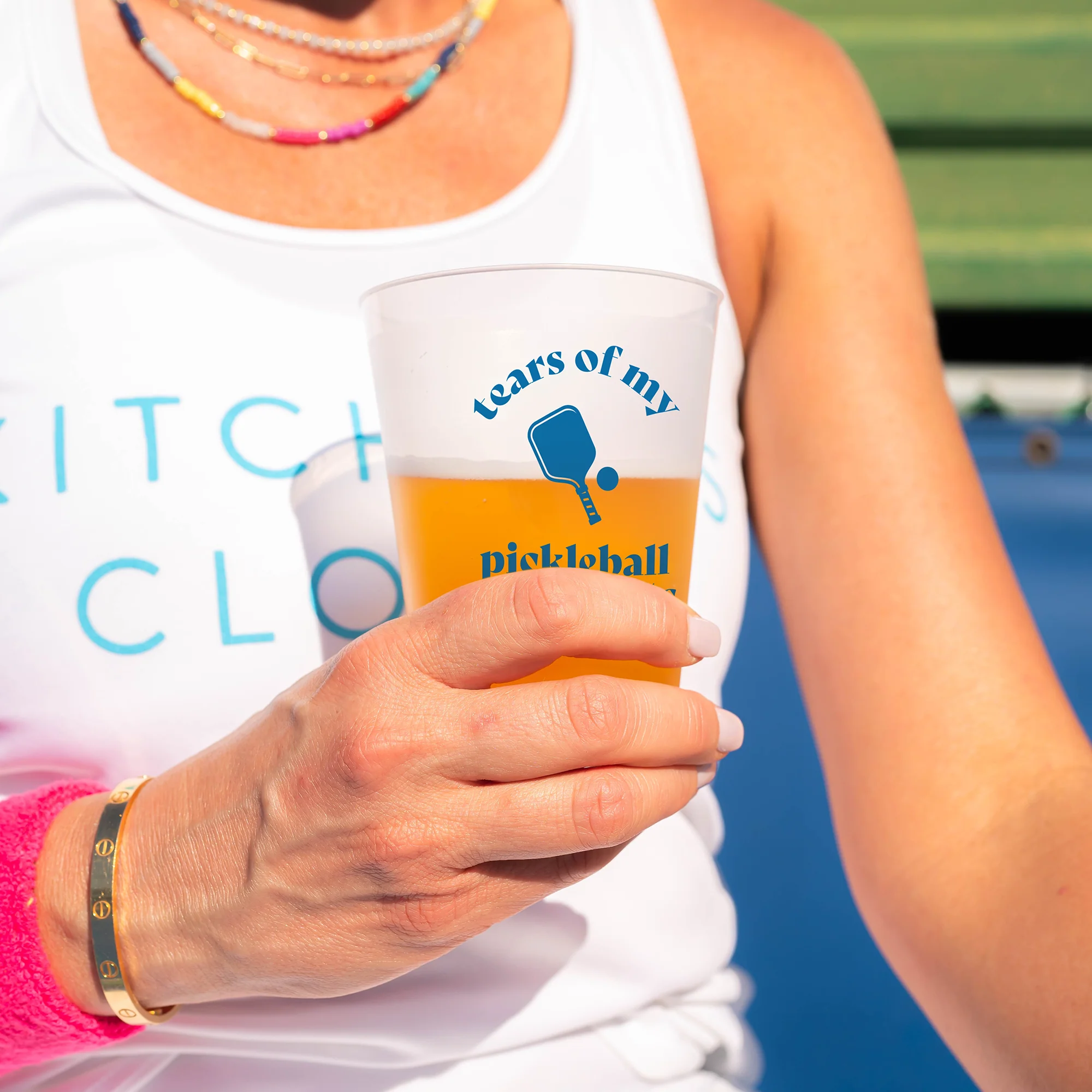 Tears of my Pickleball Opponents Reusable Party Cups - Image 4