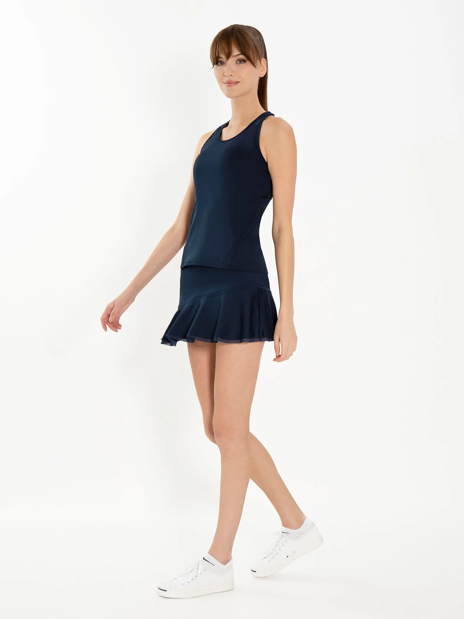 Tennis Classic 13 1/2" Flounce Skirt - Midnight - Image 5