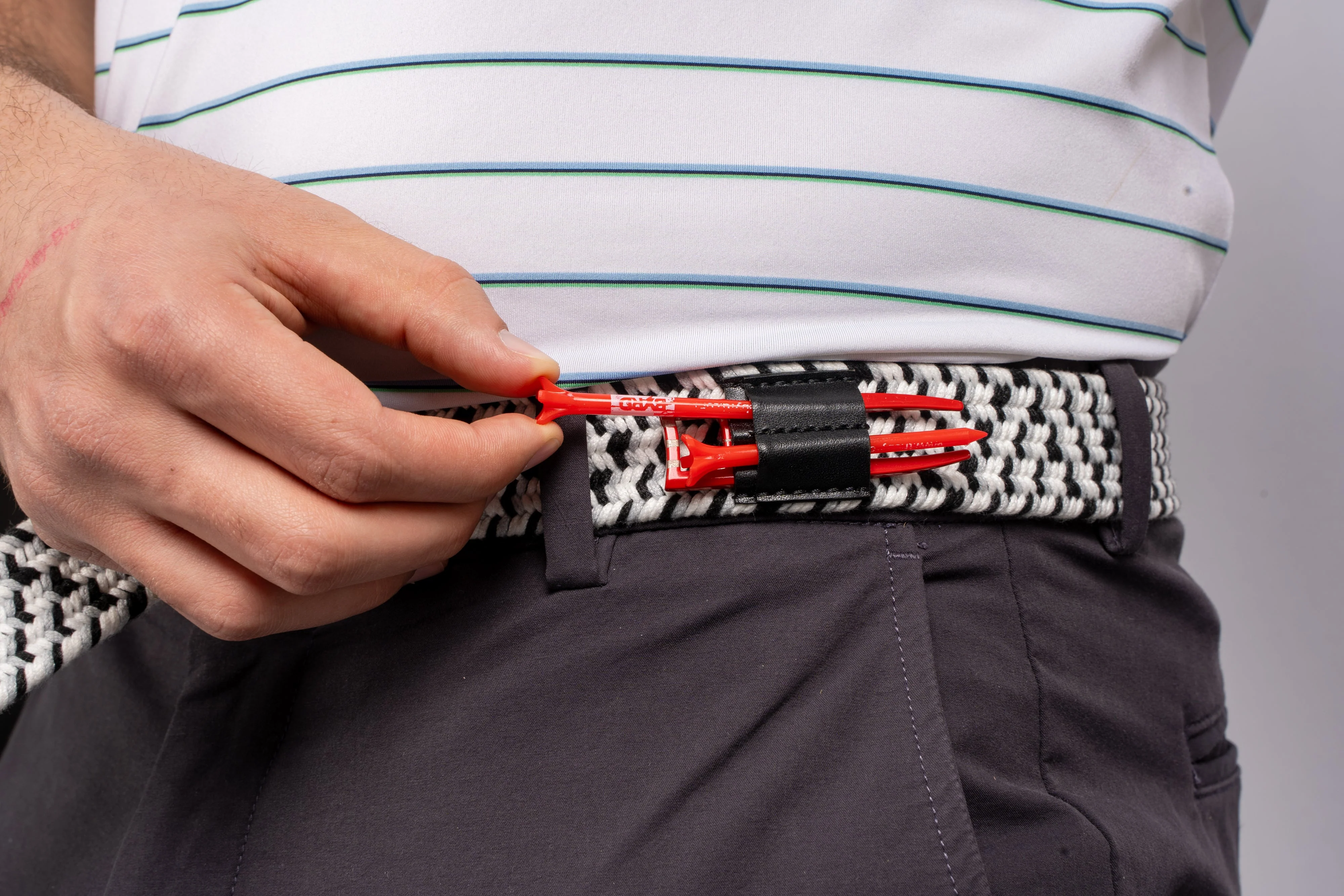 THE BRAIDED BYRD GOLF BELT - Black Capped Chickadee - Image 10