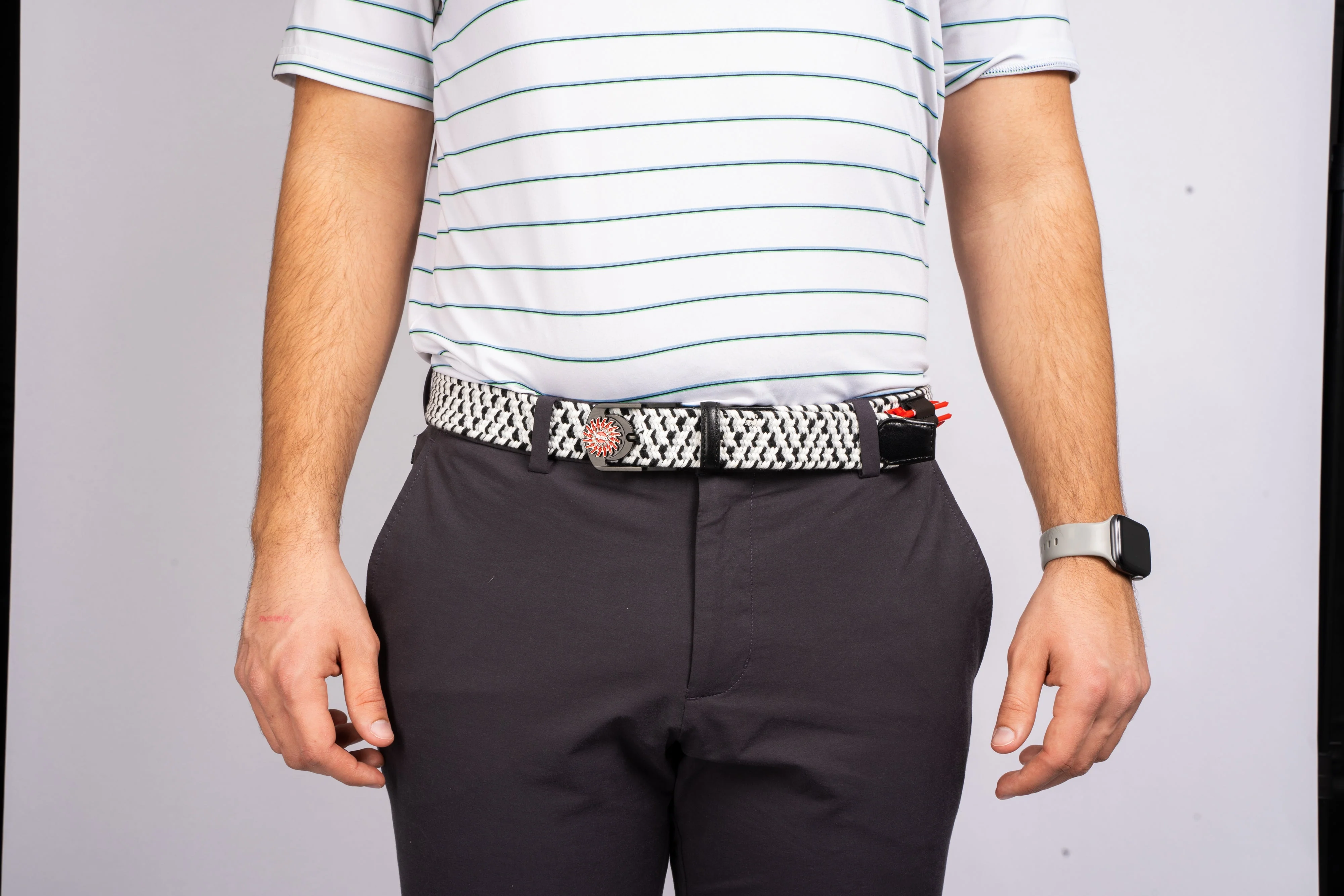 THE BRAIDED BYRD GOLF BELT - Black Capped Chickadee - Image 9