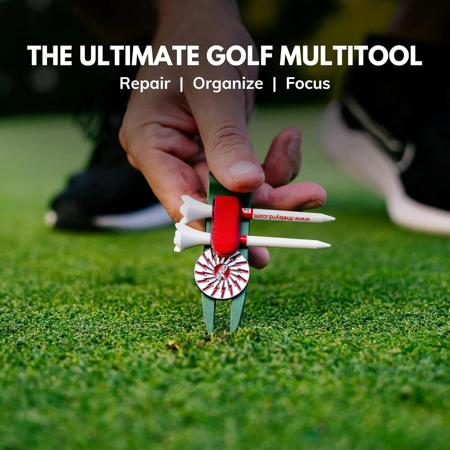 THE BYRD GOLF DIVOT CLYP - Blue Jay - Image 2