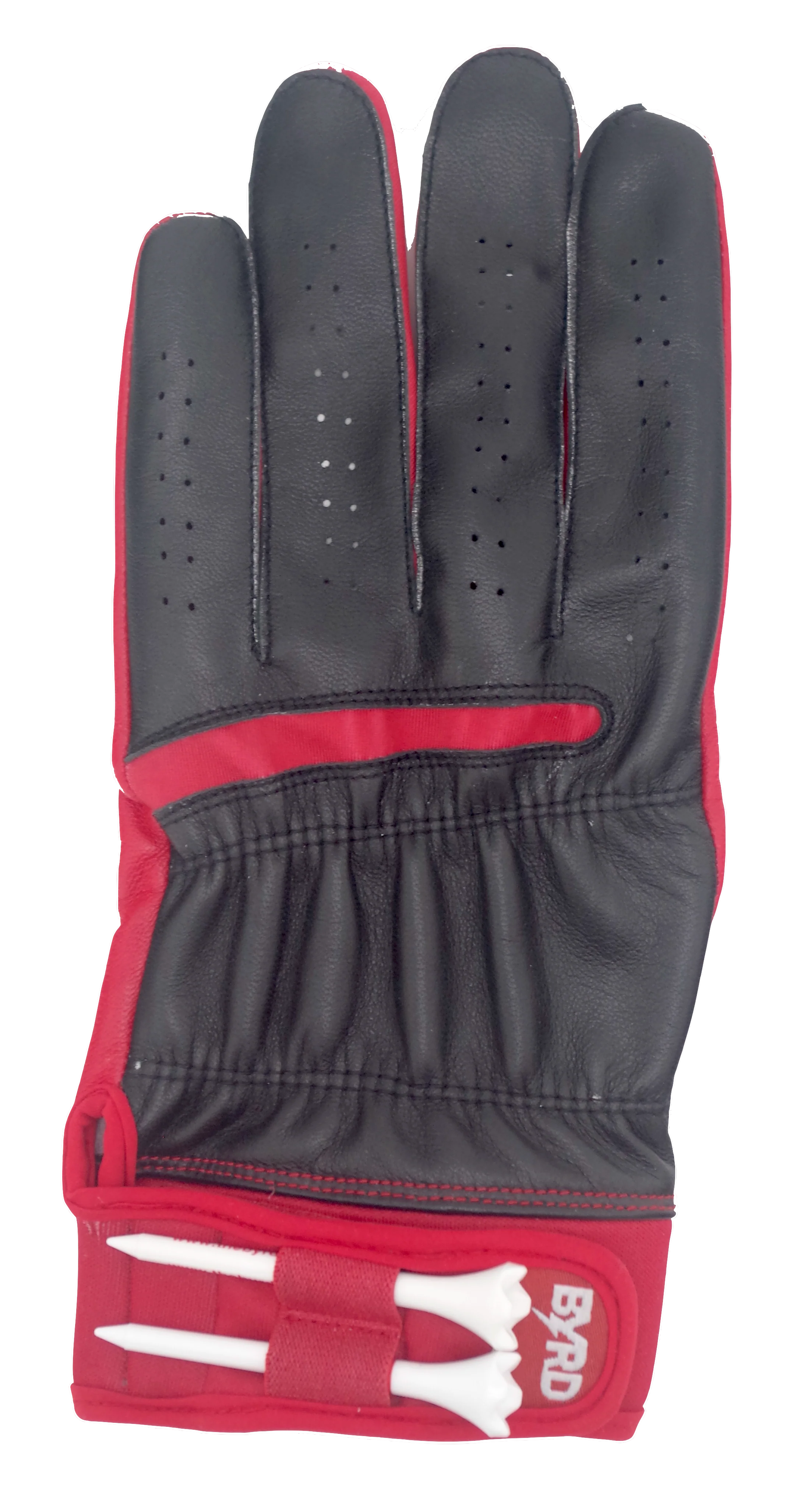 THE BYRD GOLF GLOVE - Black/Red - Image 6
