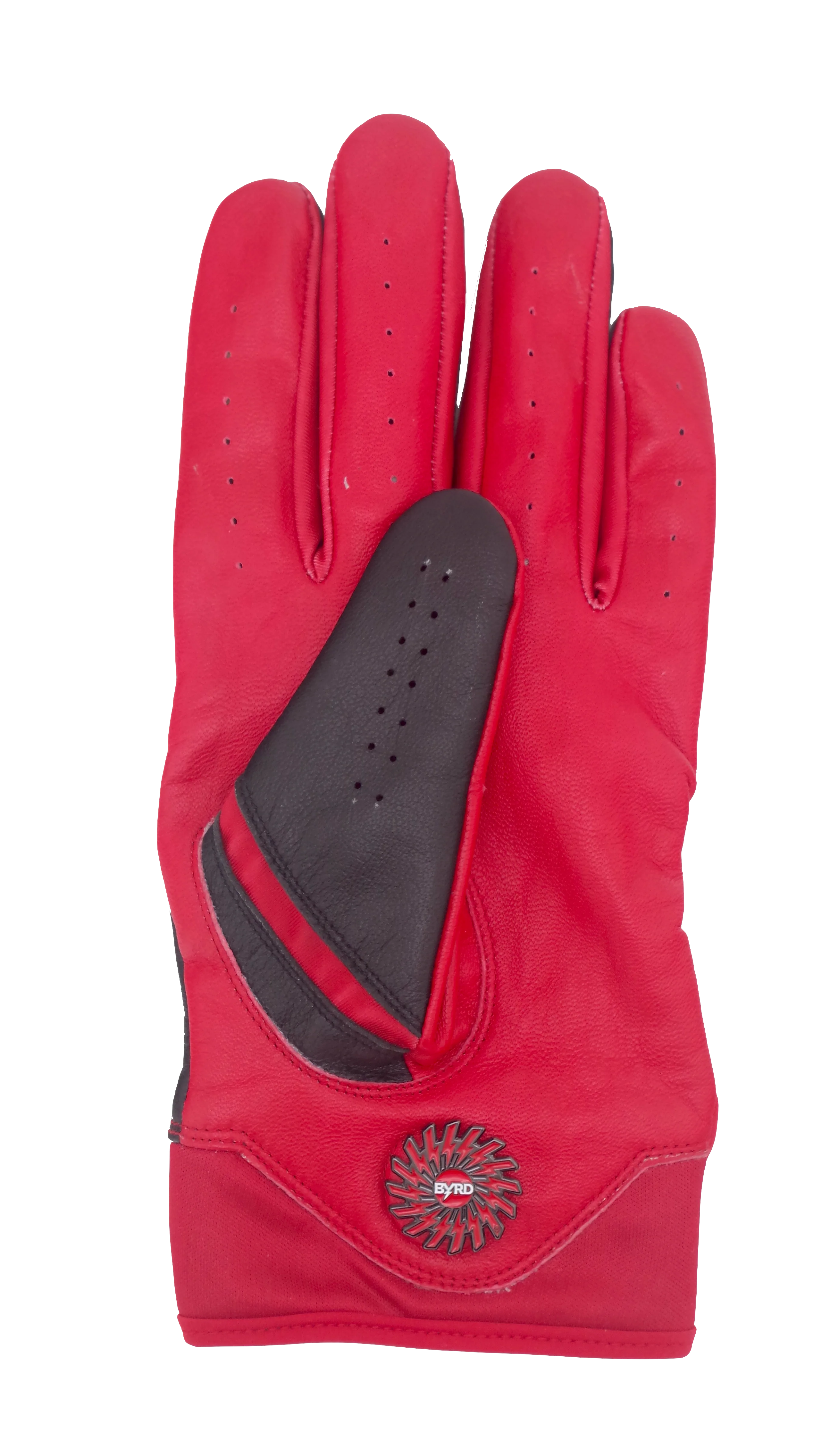 THE BYRD GOLF GLOVE - Black/Red - Image 7