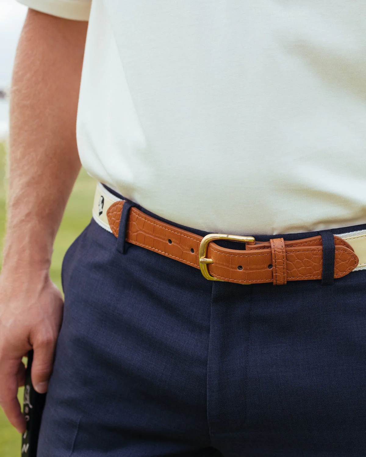 The Gator Ribbon Belt (Sand) - Image 4