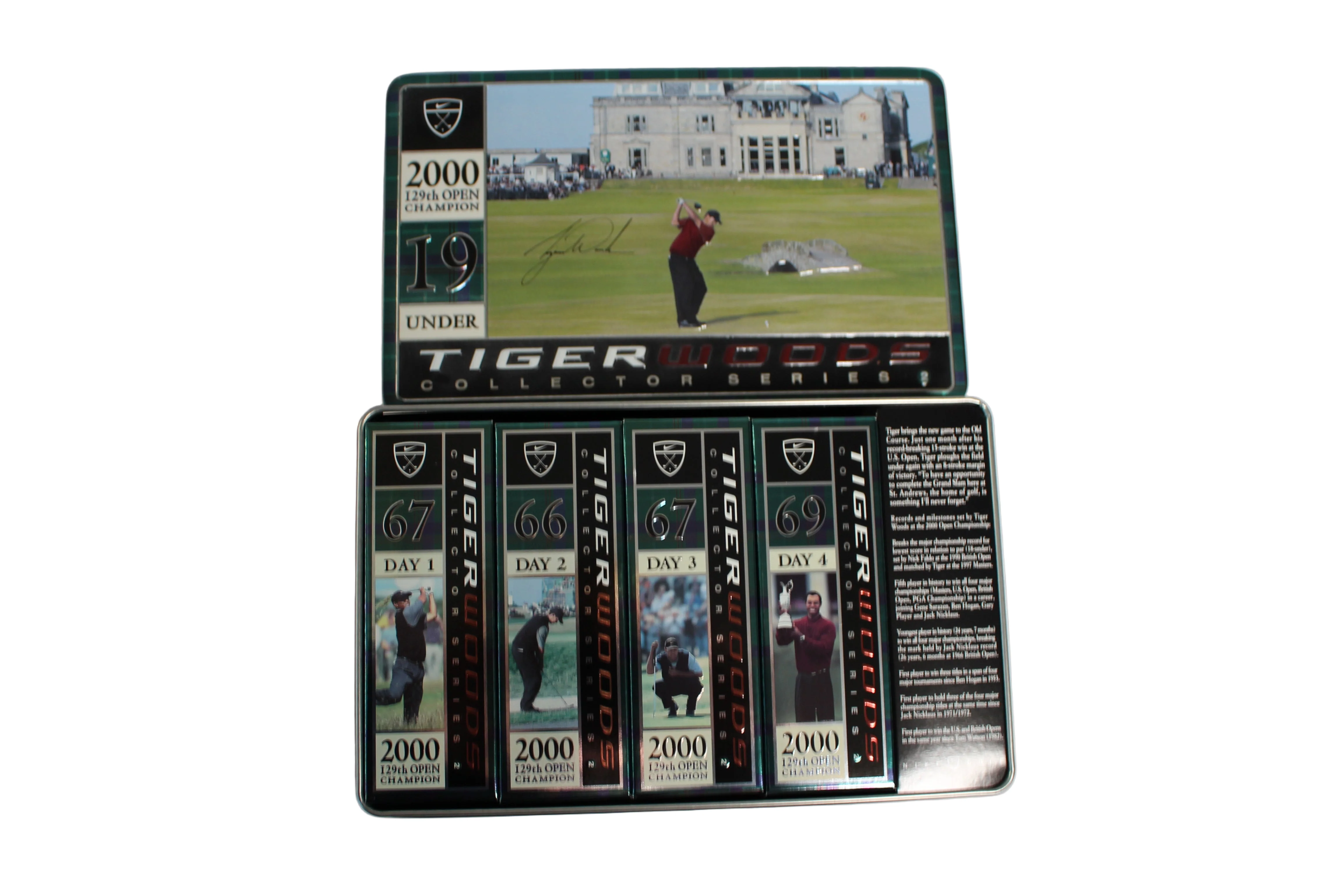 Tiger Woods Collector Series 1-4 Grand Slam Limited Golf Balls - Image 3