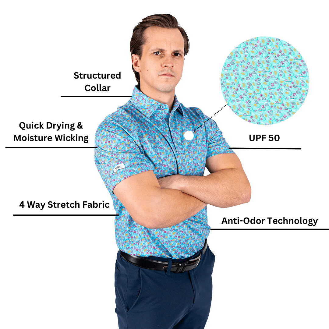 Time to Par/Tee Men's Polo - Image 3