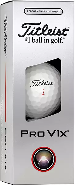 Titleist 2025 Pro V1x Performance Alignment Black Golf Balls - Image 4