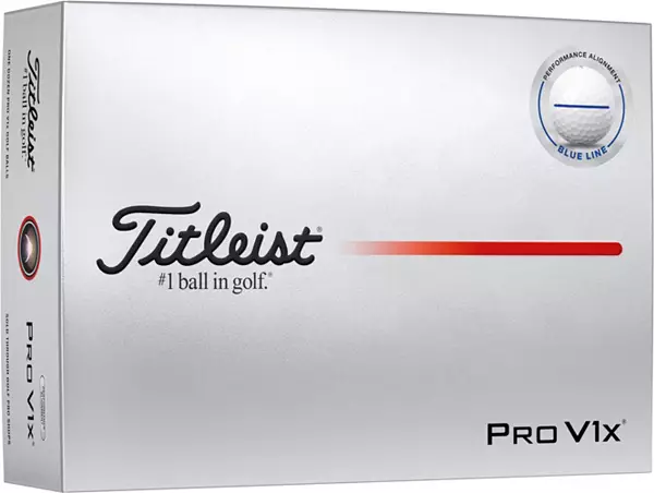 Titleist 2025 Pro V1x Performance Alignment Blue Golf Balls - Image 2