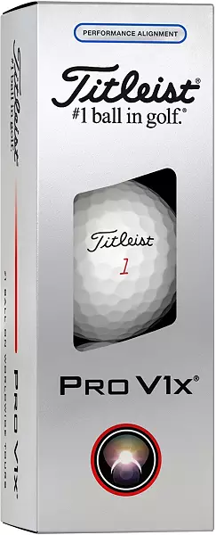 Titleist 2025 Pro V1x Performance Alignment Blue Golf Balls - Image 3