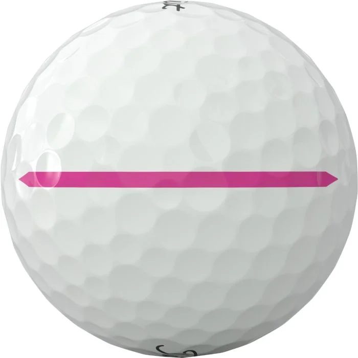Titleist 2026 Pro V1x Left Dash AIM Performance Alignment Pink Line Golf Balls - Image 2