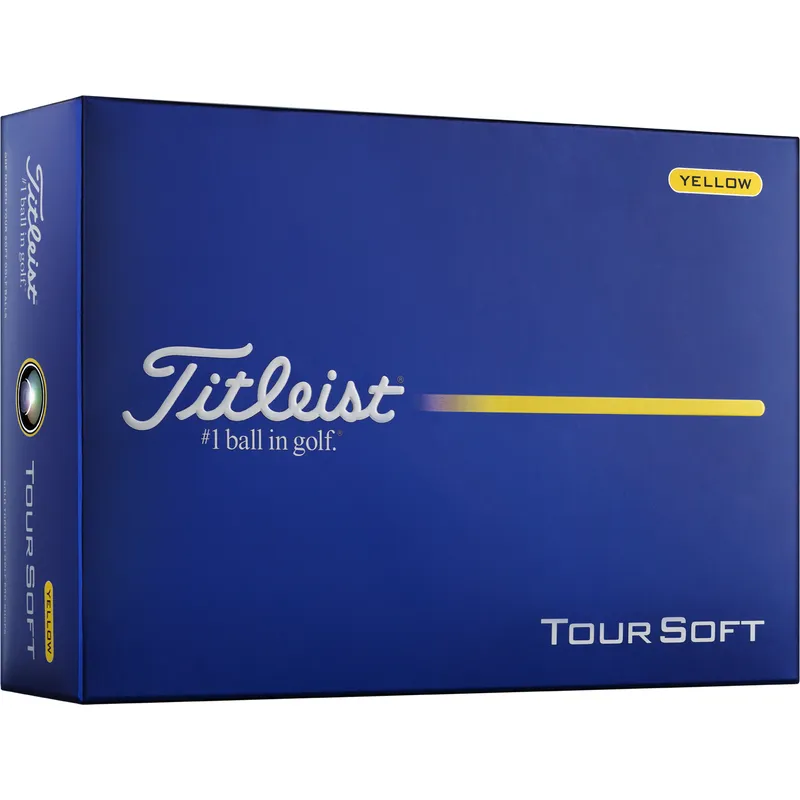 Titleist 2026 Tour Soft Yellow Golf Balls