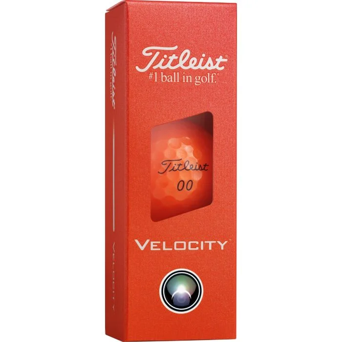 Titleist 2026 Velocity Matte Orange Double Digits Golf Balls - Image 2