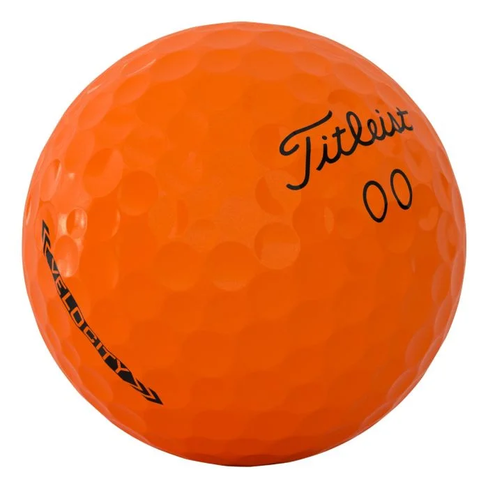 Titleist 2026 Velocity Matte Orange Double Digits Golf Balls - Image 3
