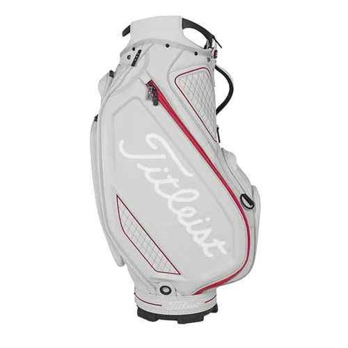 Titleist Folds of Honor Tour Staff Bag Gray/Royal/Dark Red - Image 3