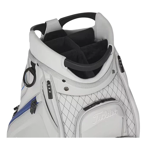 Titleist Folds of Honor Tour Staff Bag Gray/Royal/Dark Red - Image 4