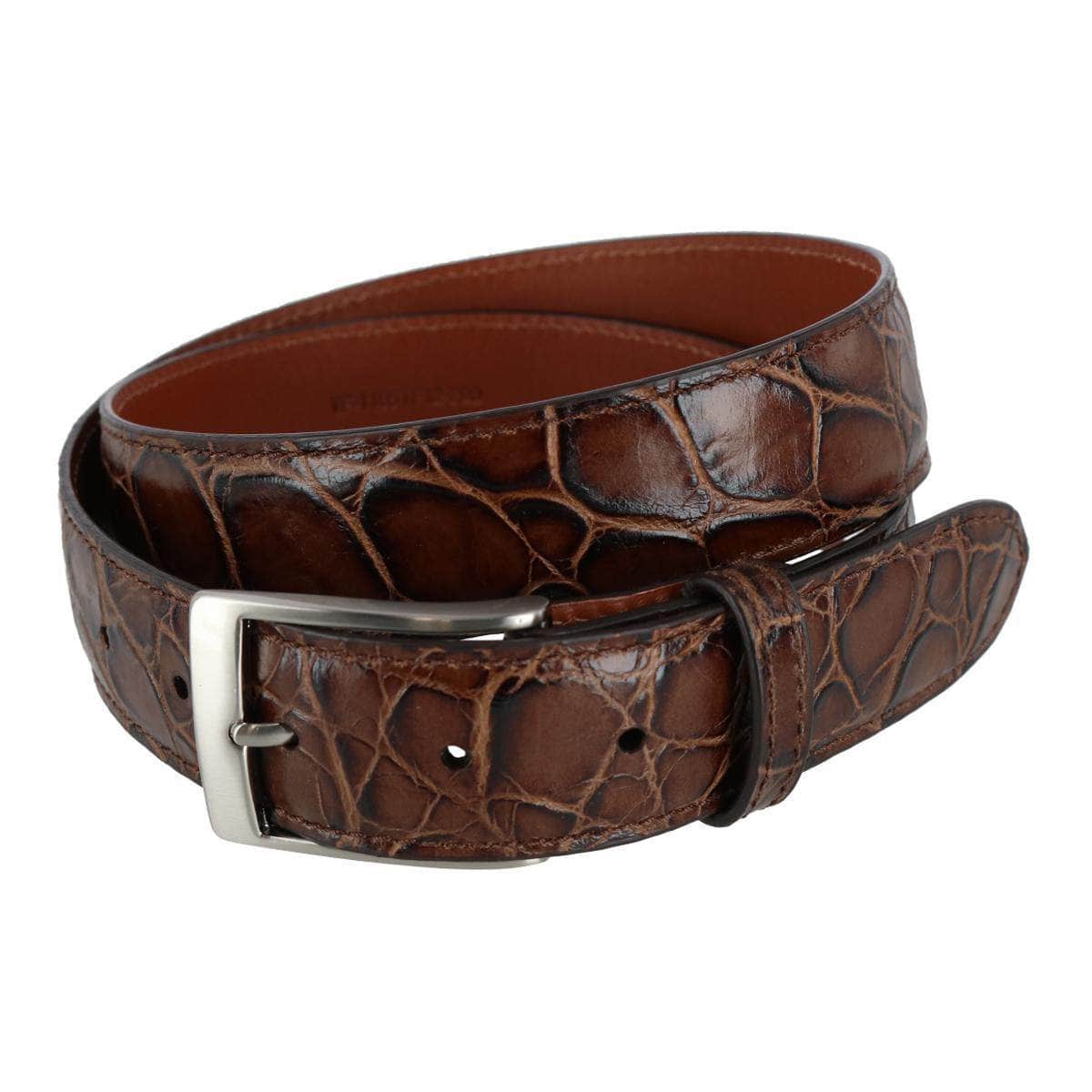 Toby Mock Turtle Embossed Italian Leather 35mm Belt - Image 2